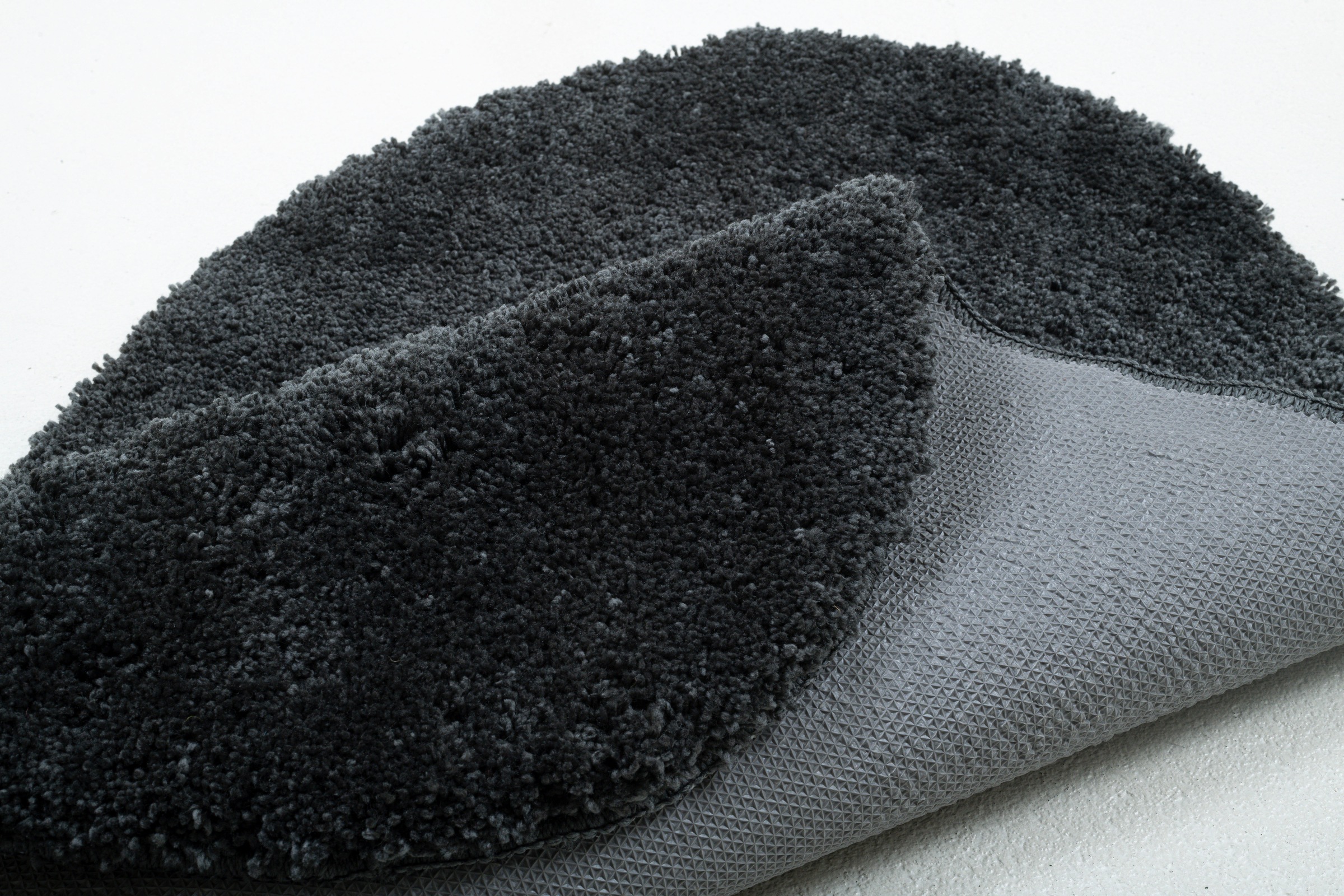 TOM TAILOR HOME Badematte »Cozy Bath UNI«, rutschhemmend beschichtet, fussbodenheizungsgeeignet, Badteppich, Uni Farben, rechteckig, rund und oval erhältlich