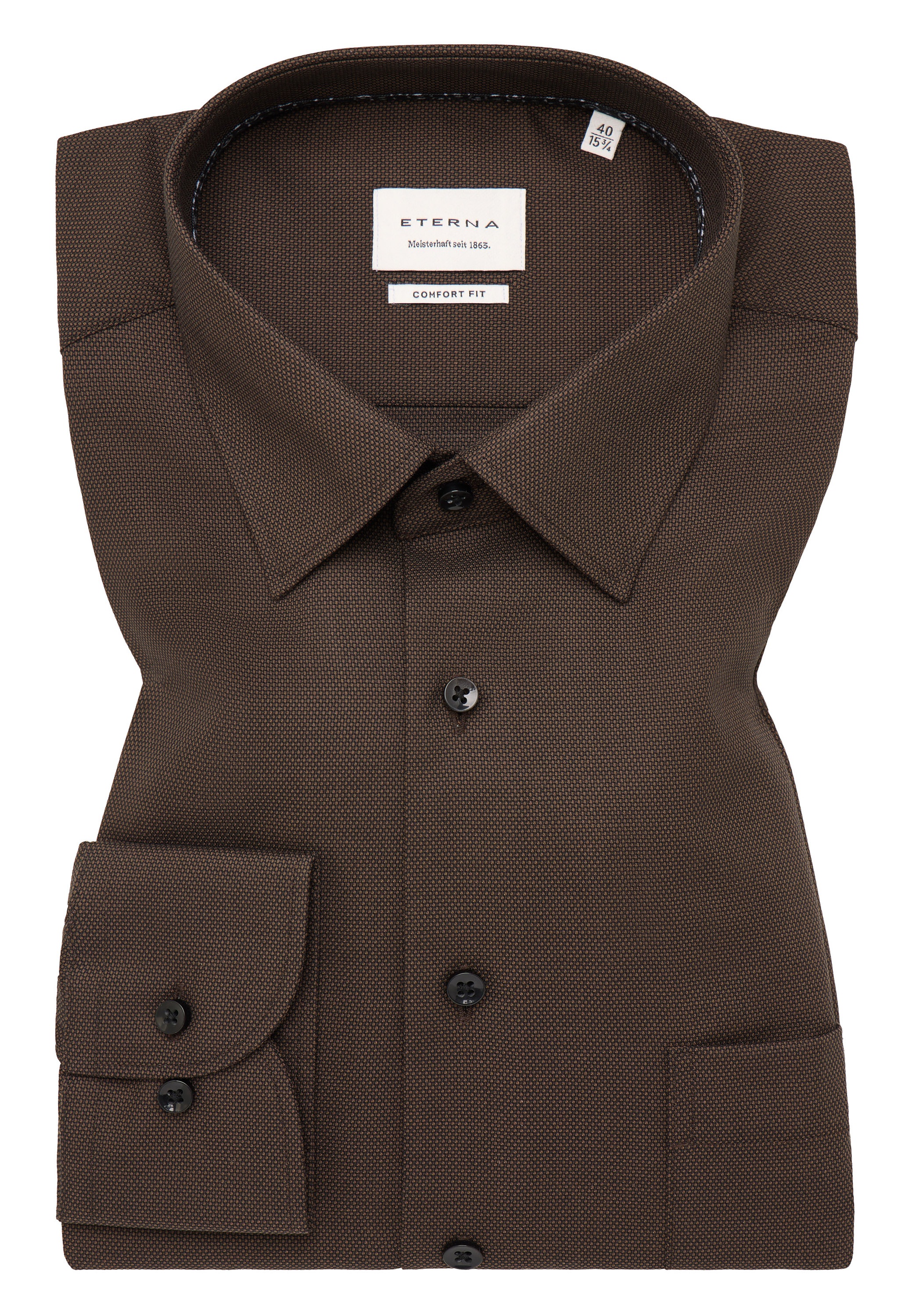 Eterna Langarmhemd »COMFORT FIT« NON IRON (bügelfrei)