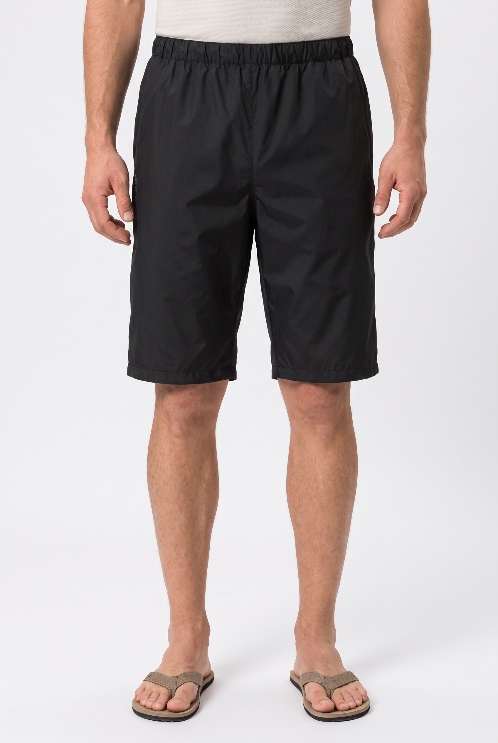 VAUDE Pantalon de vélo »Fluid Full-zip Pants II«  style sportif avec logo imprimé, pour cyclisme