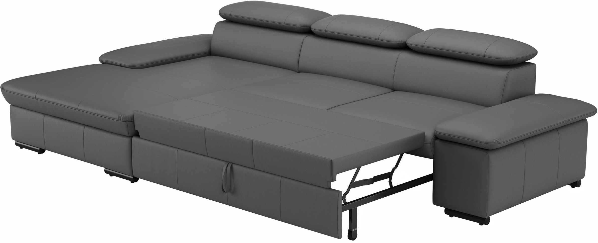 sit&more Ecksofa »Alcudia L-Form«, wahlweise mit Bettfunktion
