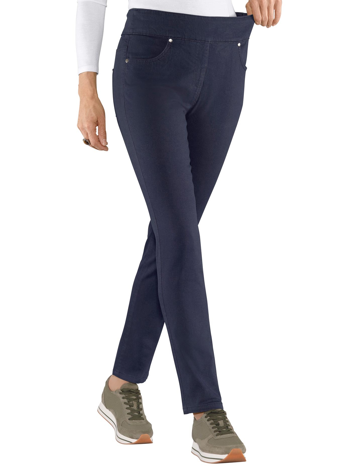 Stretch-Jeans mit Dehn-Einsatz