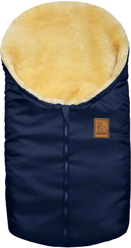 Image of Heitmann Felle Fusssack »Eisbärchen - Kleiner Winter Babyfusssack«, mit echtem Lammfell, für Tragschalen, Kinderwagen, Autositze und Fahrradanhänger, Mumienform möglich, warm und weich, waschbar bei Ackermann Versand Schweiz