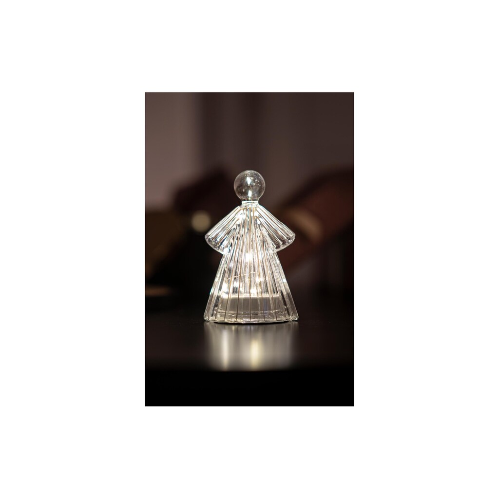 Sirius Weihnachtsfigur »LED Engel Albert, Glas, weiss, 10 LEDs«