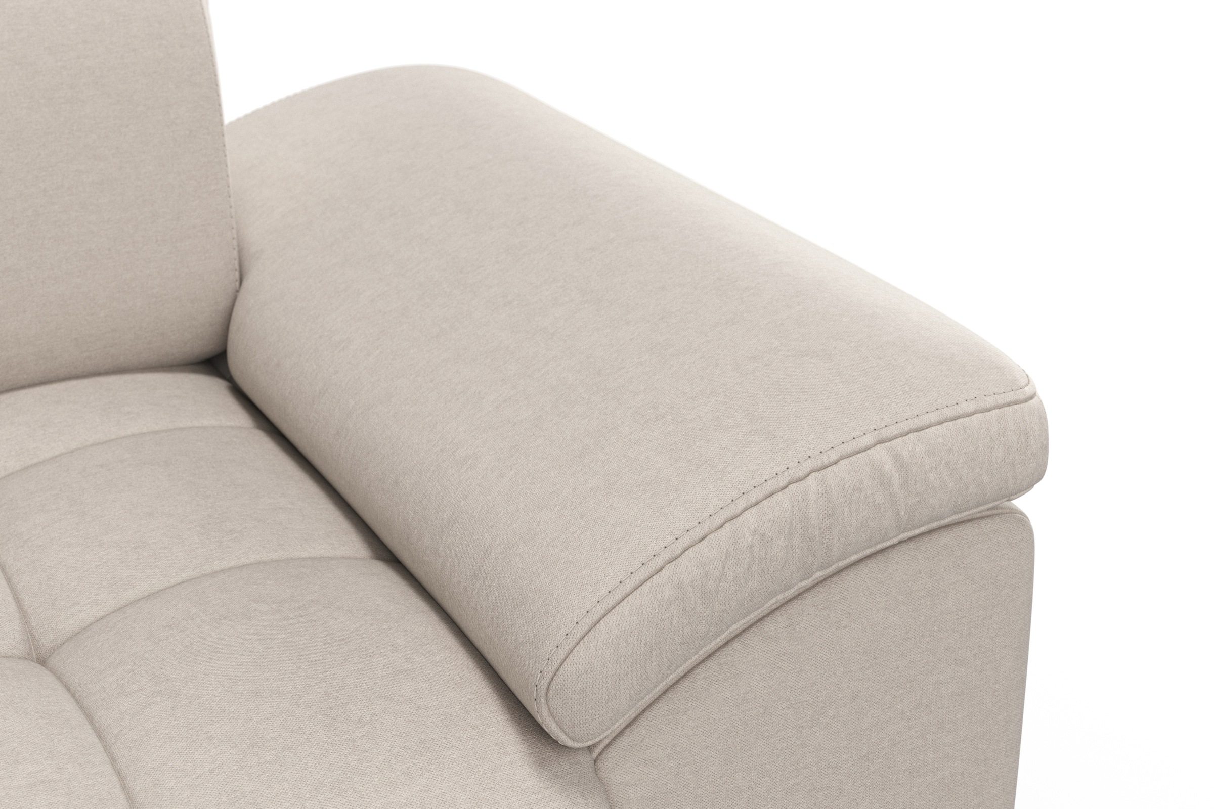 sit&more Ecksofa »Cool L-Form« wahlweise mit Kopfteilverstellung und Vorziehsitz, motorisch