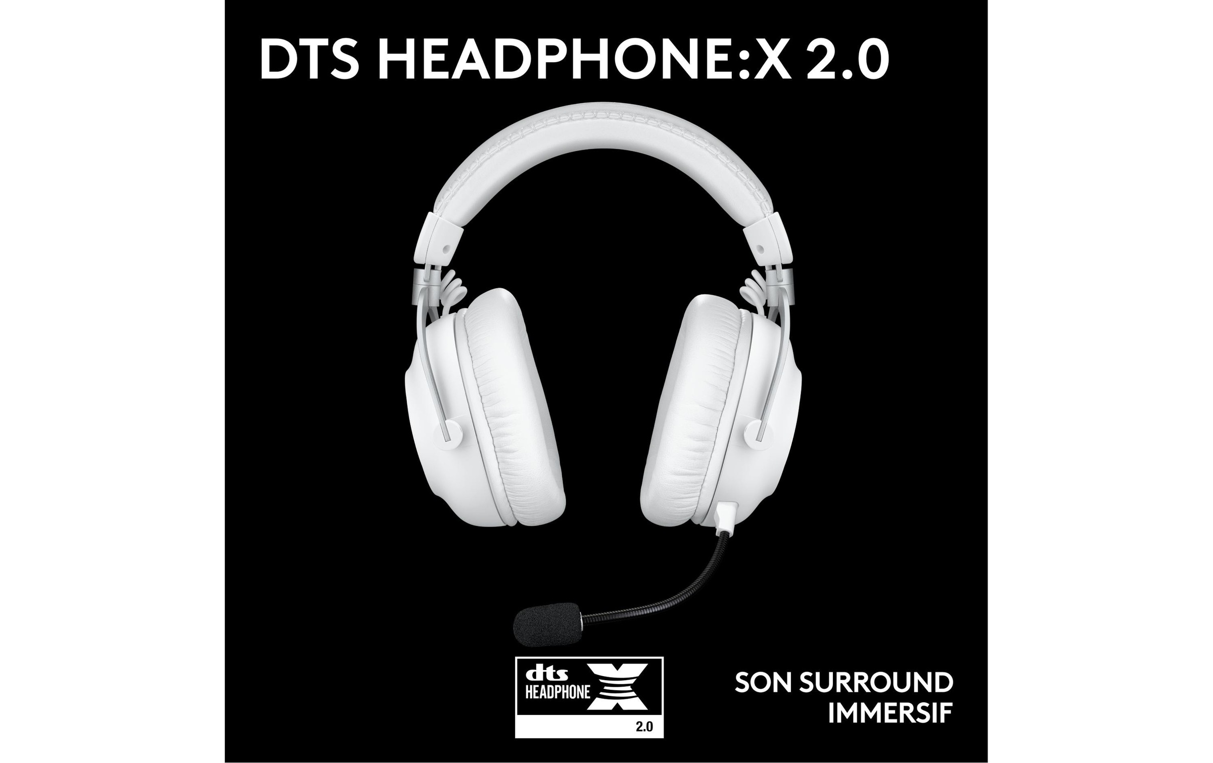 Logitech Gaming-Headset »G Pro X 2 Wireless Lightspeed Gaming Weiss«, Bluetooth, Mikrofon abnehmbar-Freisprechfunktion