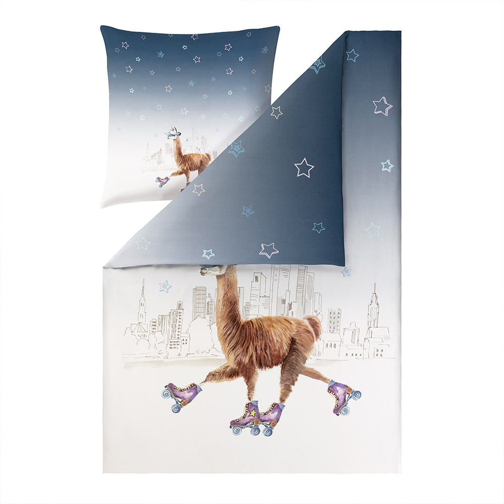 Estella Linge de lit »City Lama« 2 fabriqué en 100 % coton.