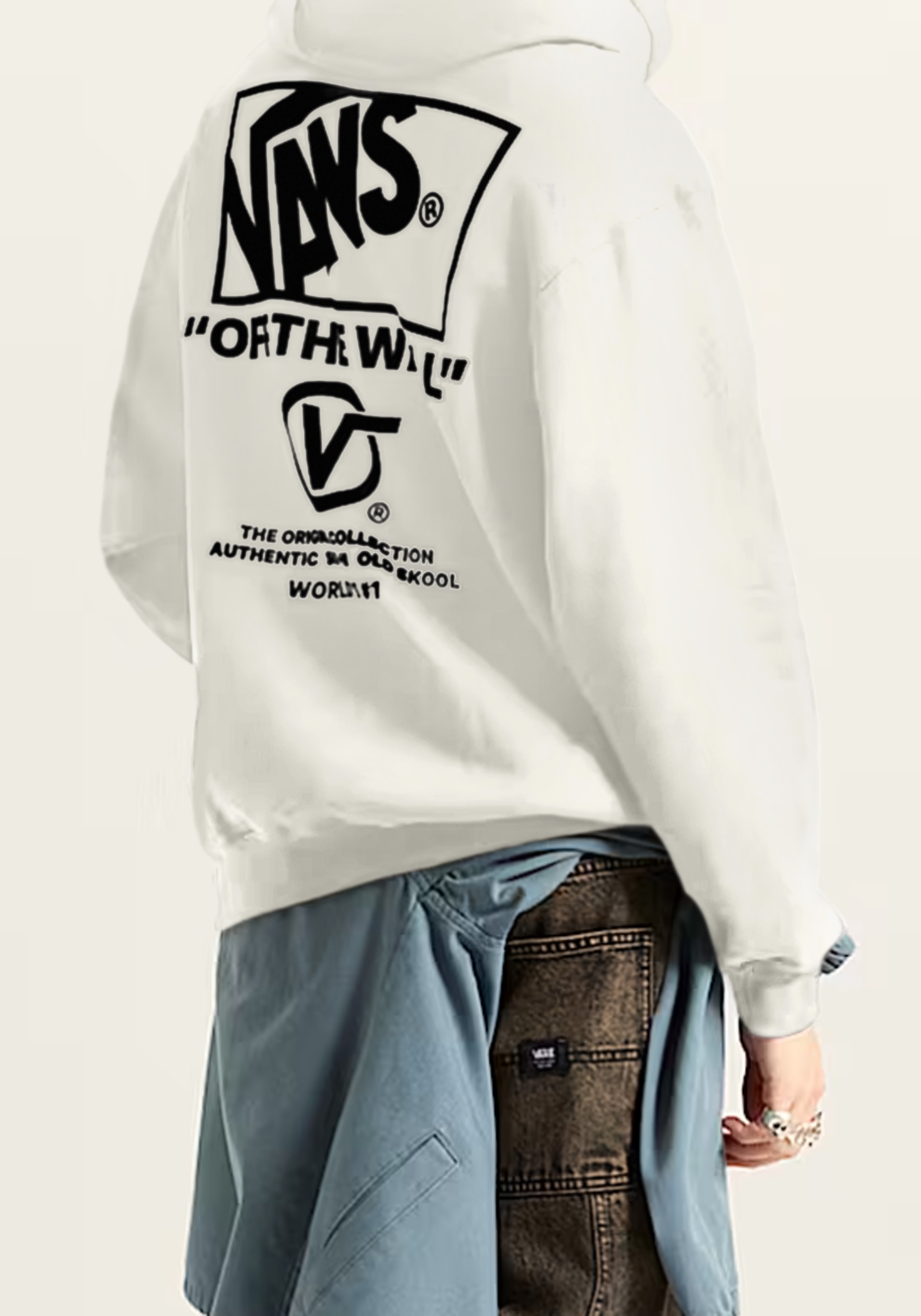 Vans Kapuzensweatshirt »STACKED HI PULLOVER«, sportlicher Schnitt, mit Kapuze und Kordelzug, mit Kängurutasche
