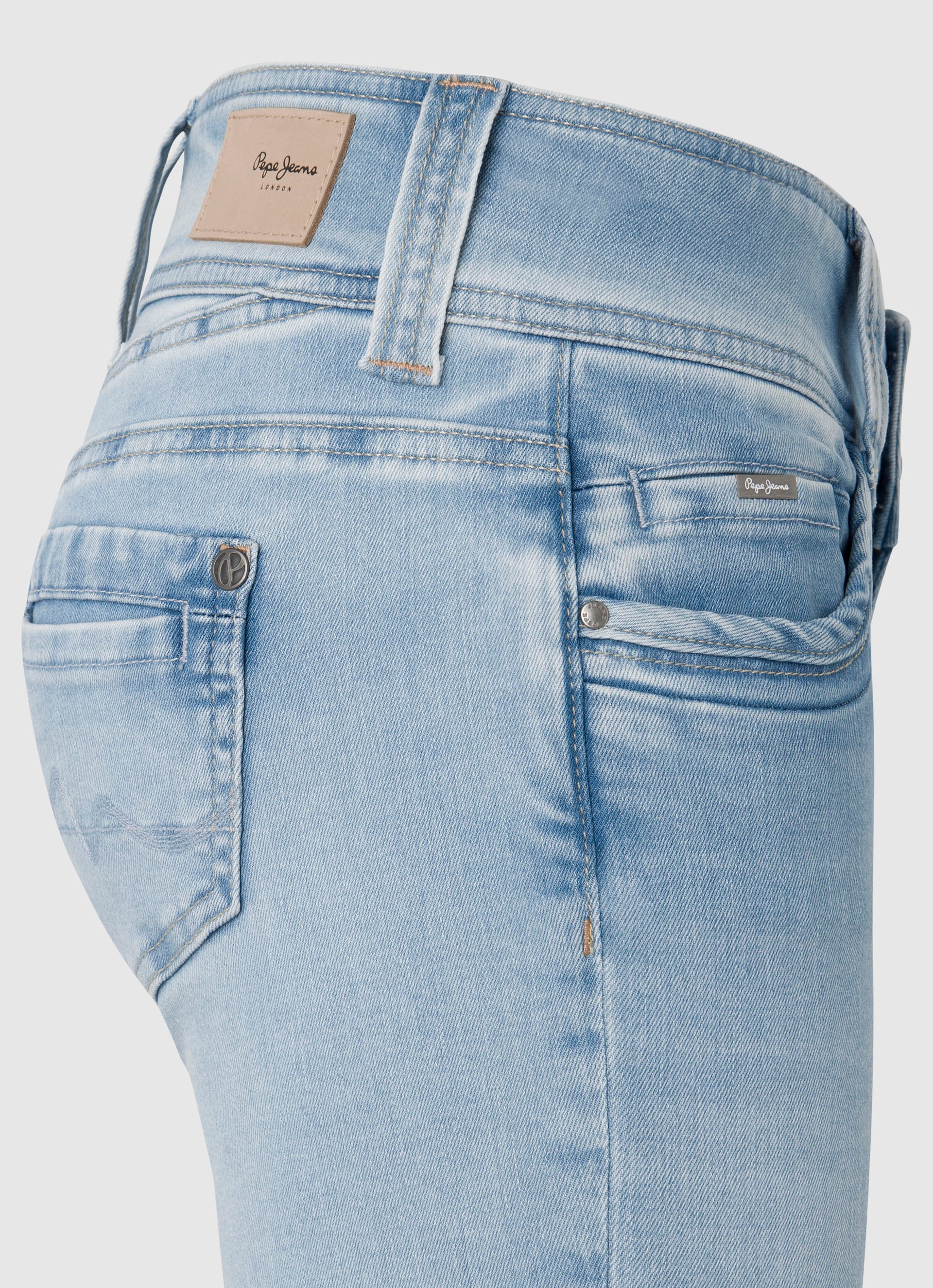 Pepe Jeans Slim-fit-Jeans, mit 2-Knopf-Verschluss