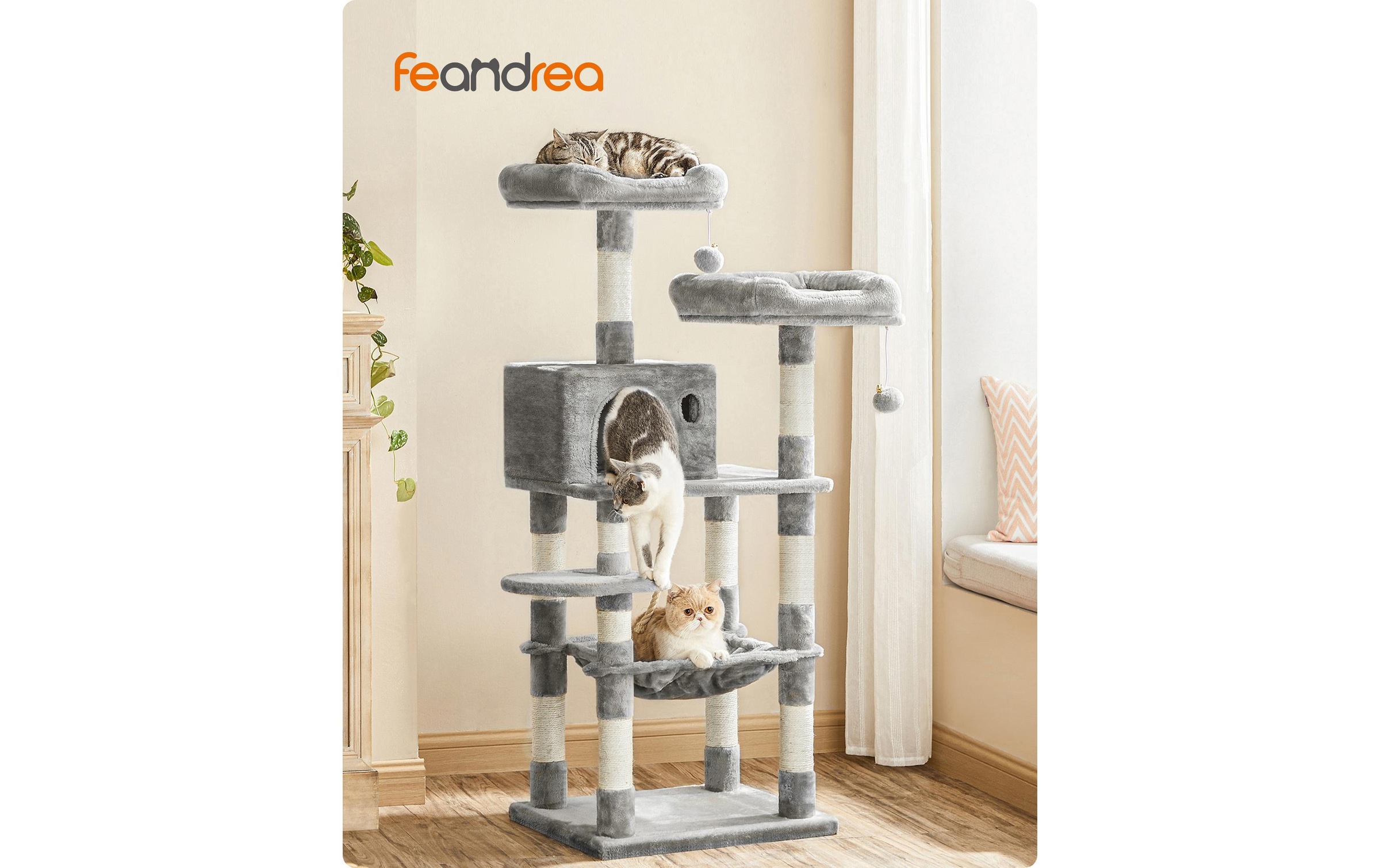 FEANDREA Kratzbaum »143 cm«, hoch