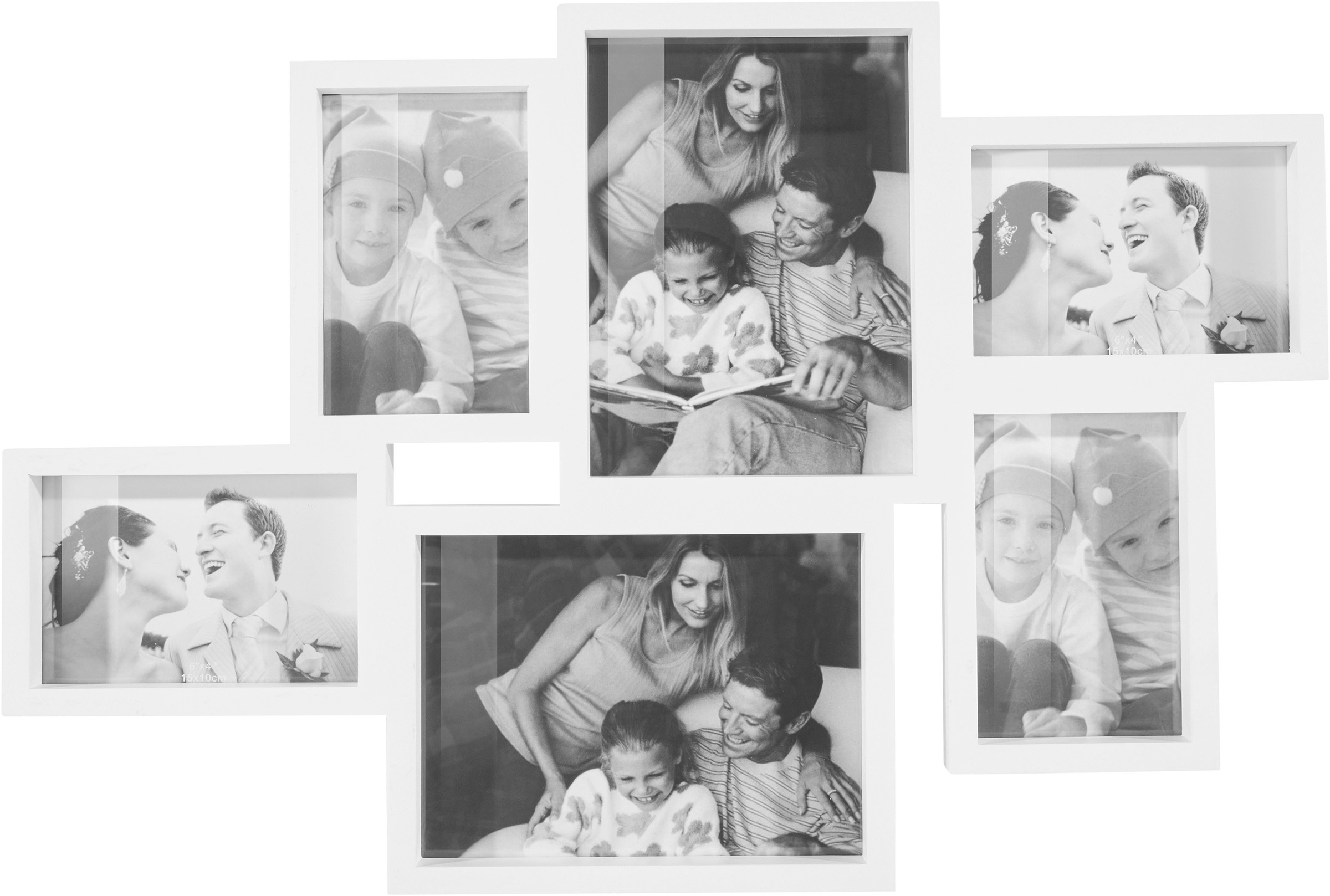 Image of my home Bilderrahmen Collage, Fotorahmen-weiss-Holz-Collage bei Ackermann Versand Schweiz