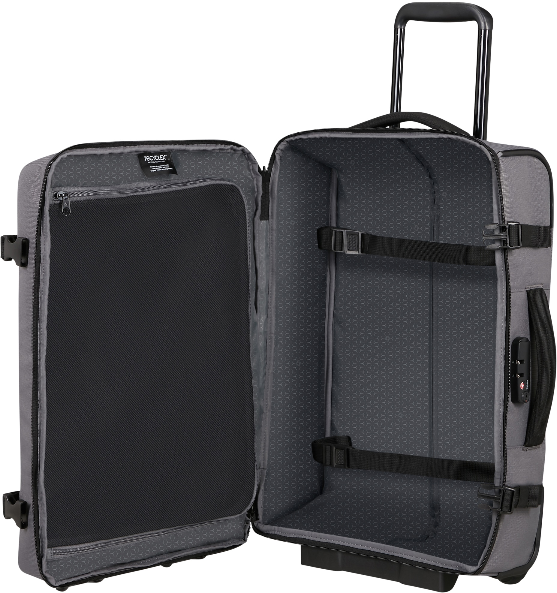 Samsonite Weichgepäck-Trolley »ROADER, 55 cm«, 2 St. Rollen, Handgepäck Reisekoffer Handgepäckkoffer