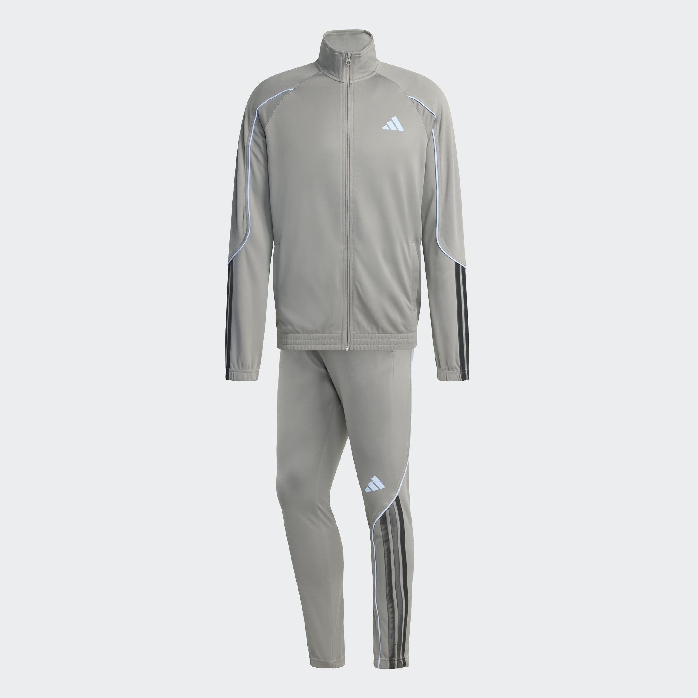 adidas Sportswear Combinaison d'entraînement »M 3S STADIUM TS« 2 pièces zweiteiliges Set aus Jacke und Hose, aus leichtem Polyester