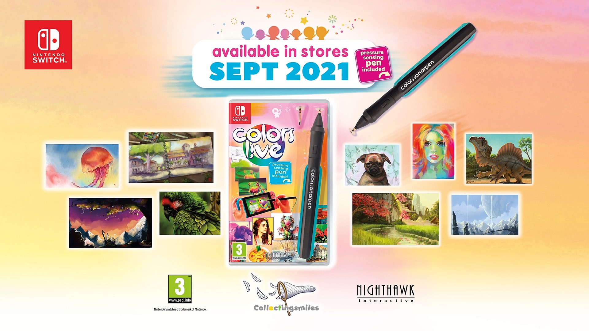Spielesoftware »Colors Live (inkl. SonarPen)«, Nintendo Switch