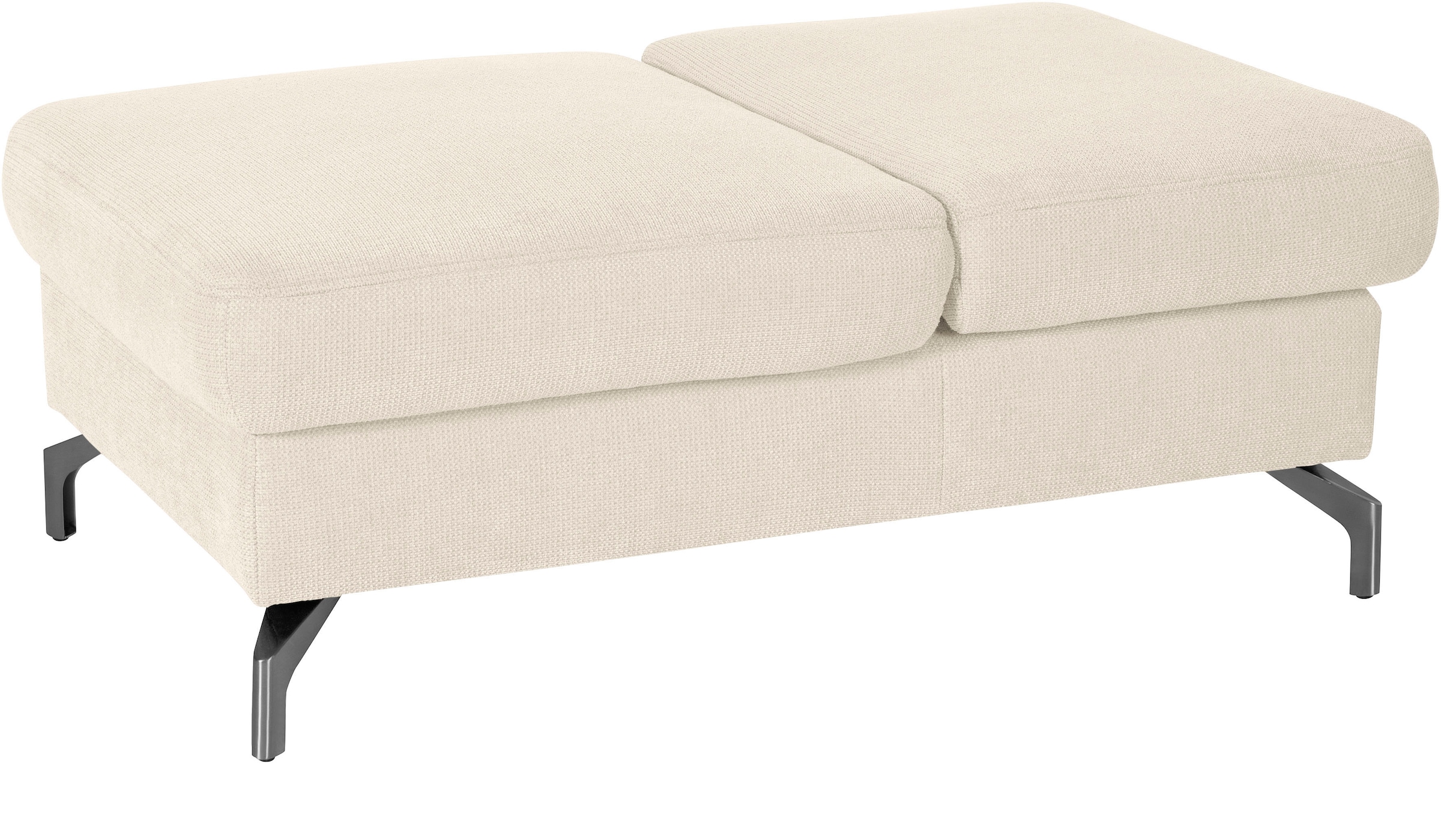 Image of sit&more Hocker "Percy" Fusshöhe 15cm, mit Klappfunktion, wahlweise in 2 Fussfarben