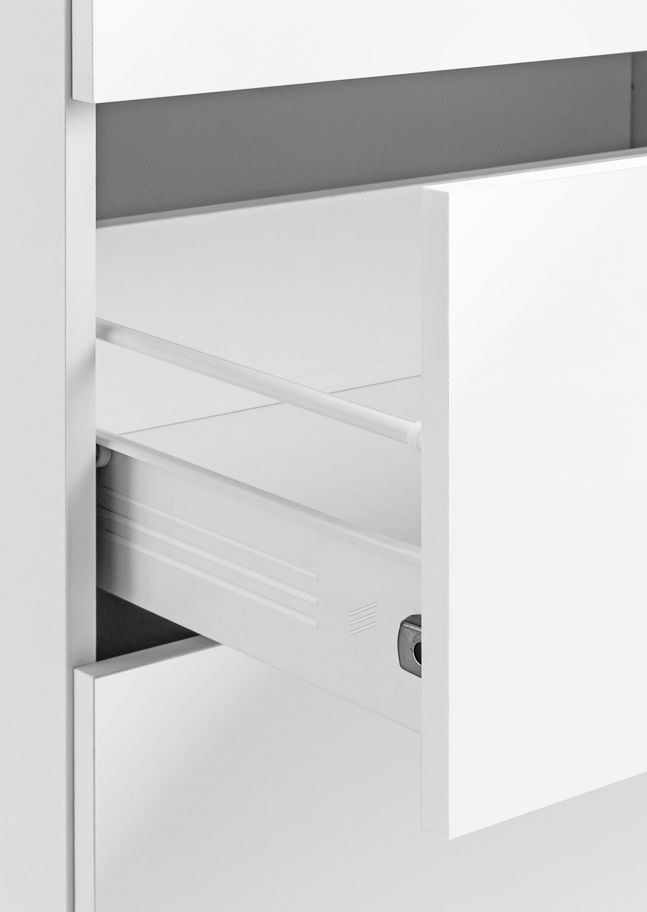 wiho Küchen Unterschrank »Cali« 90 cm breit, mit 2 grossen Auszügen