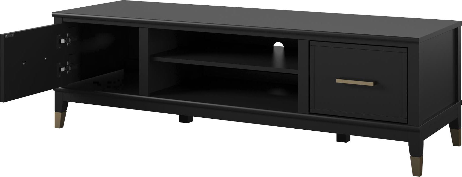 CosmoLiving by Cosmopolitan Lowboard »Westerleigh« Kommode mit 3 x Kabeldurchführungen, MDF, Breite 152 cm