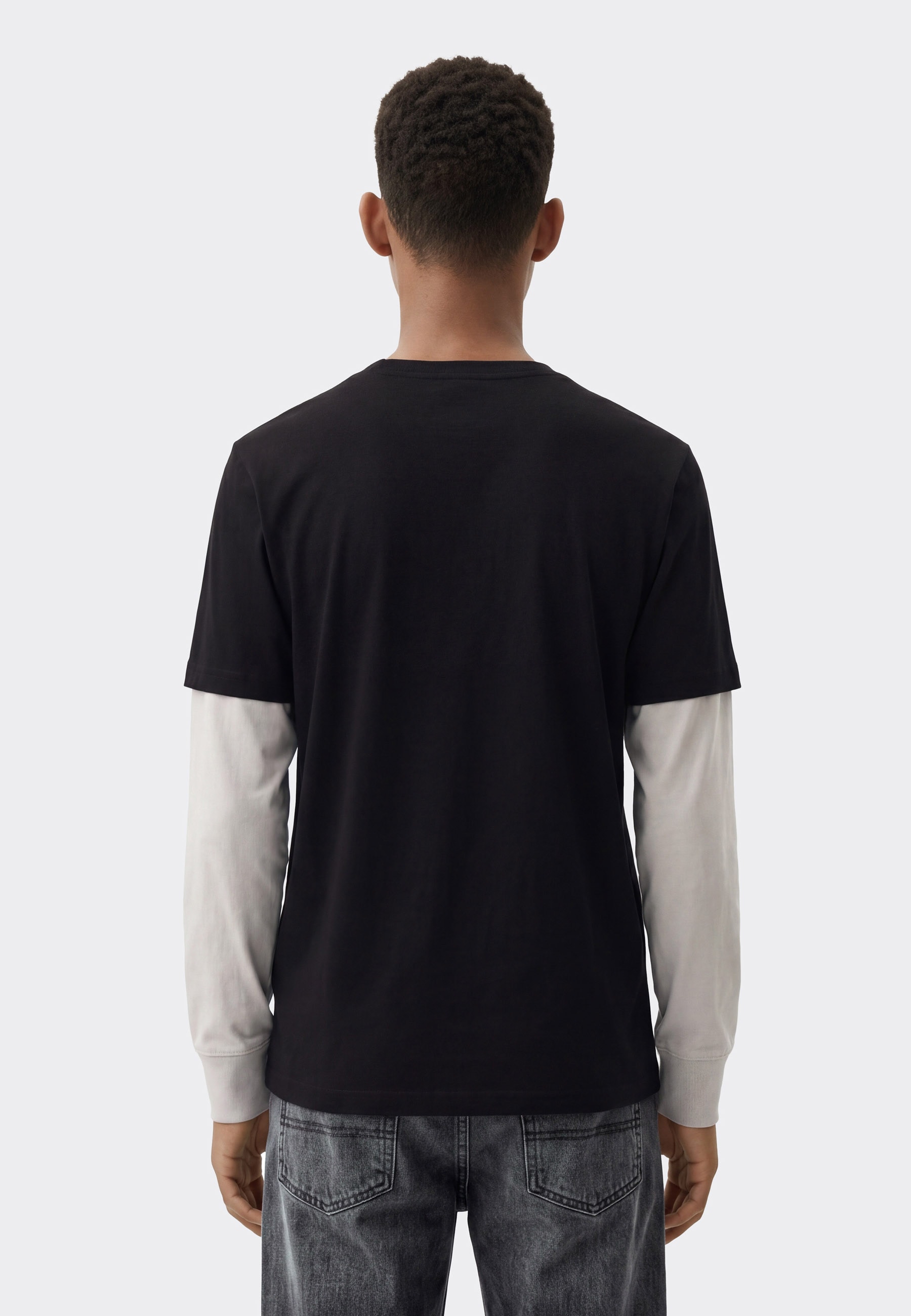 Champion T-shirt à manches longues »SPORTWEAR LONG SLEEVE Standard Fit« pour enfants, avec col rond, en coton, longueur normale