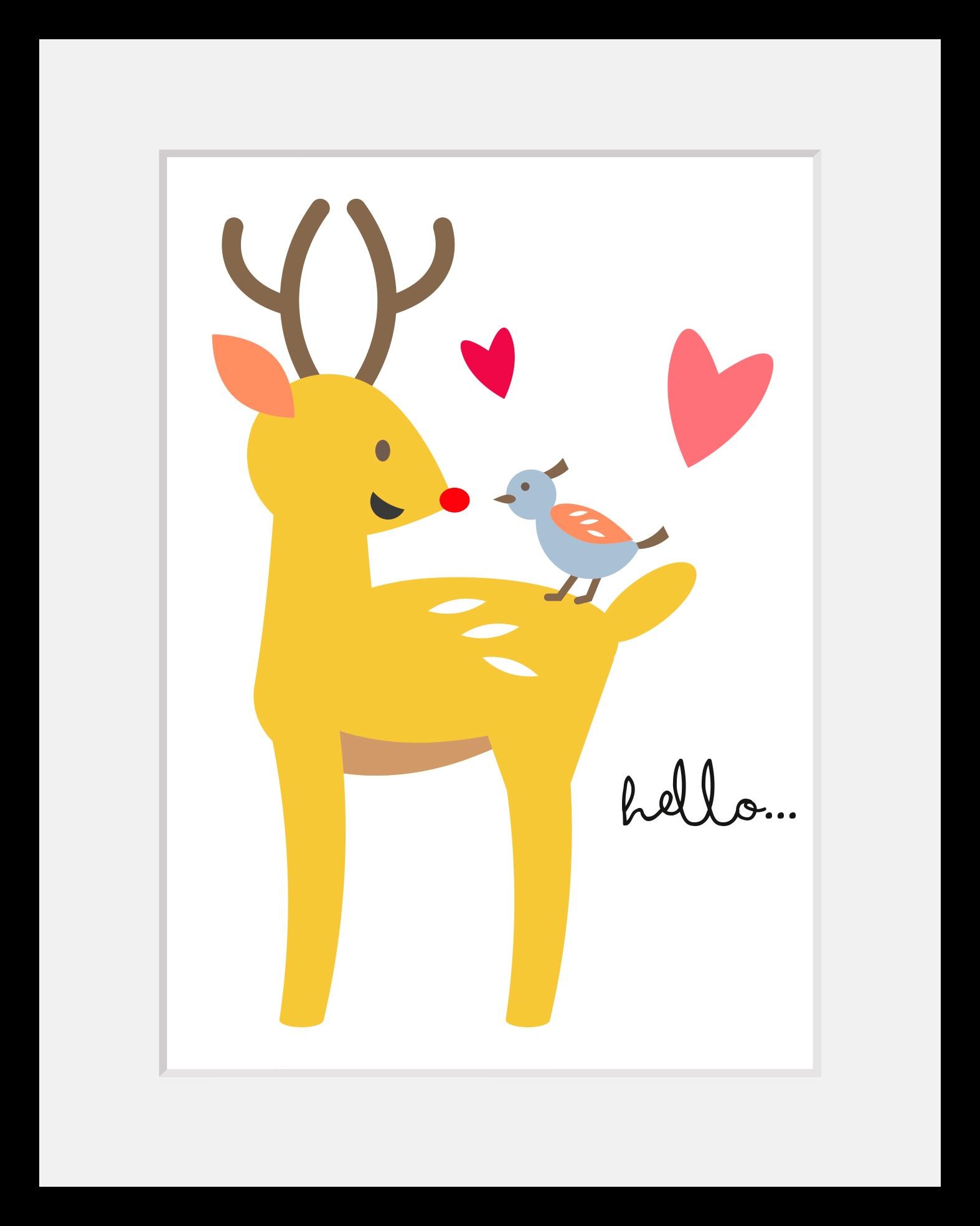 Image of Home affaire Bild »Hirsch«, mit Rahmen bei Ackermann Versand Schweiz