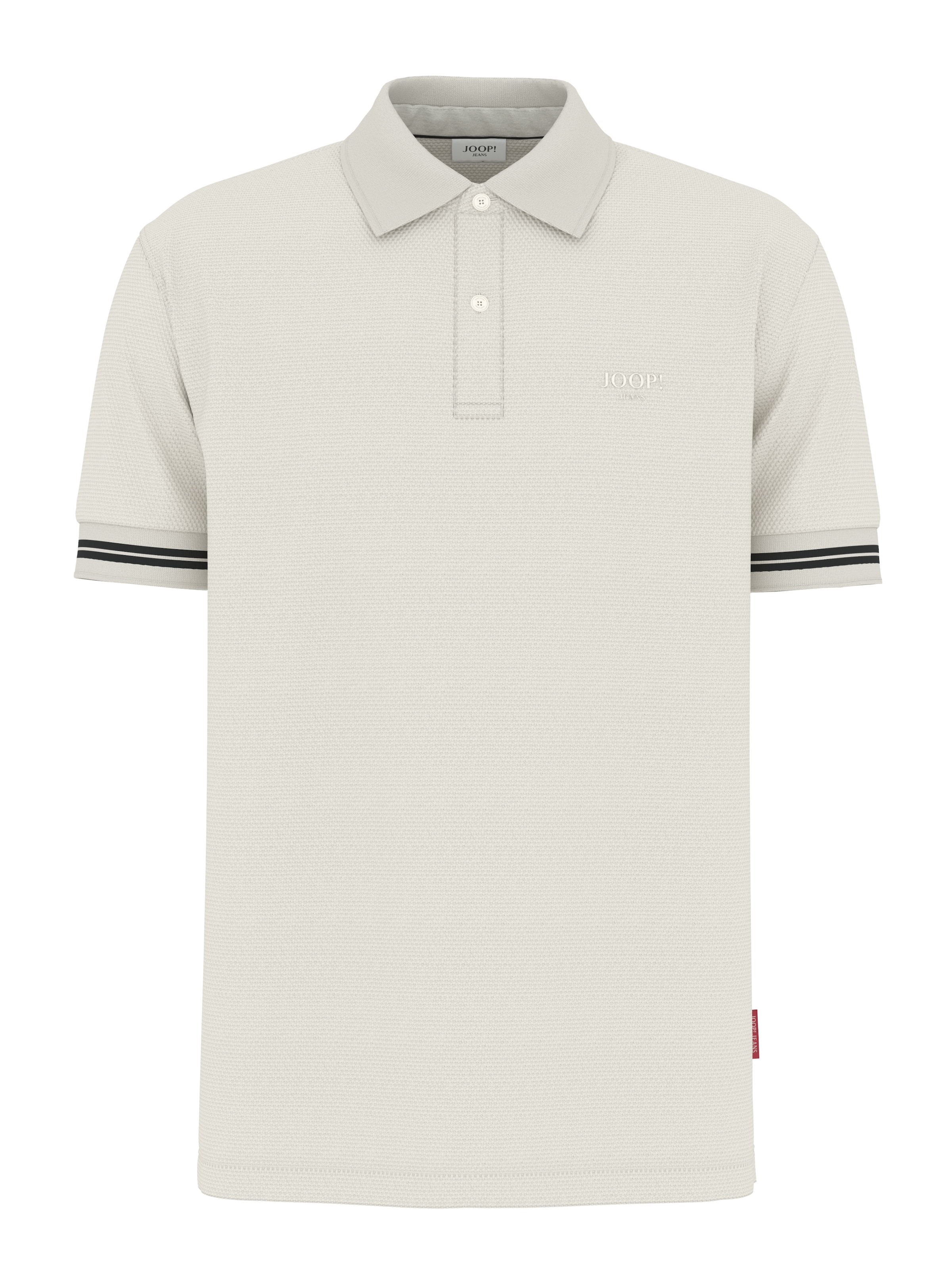 Image of Joop Jeans Poloshirt "Amare" mit Streifen am Ärmel