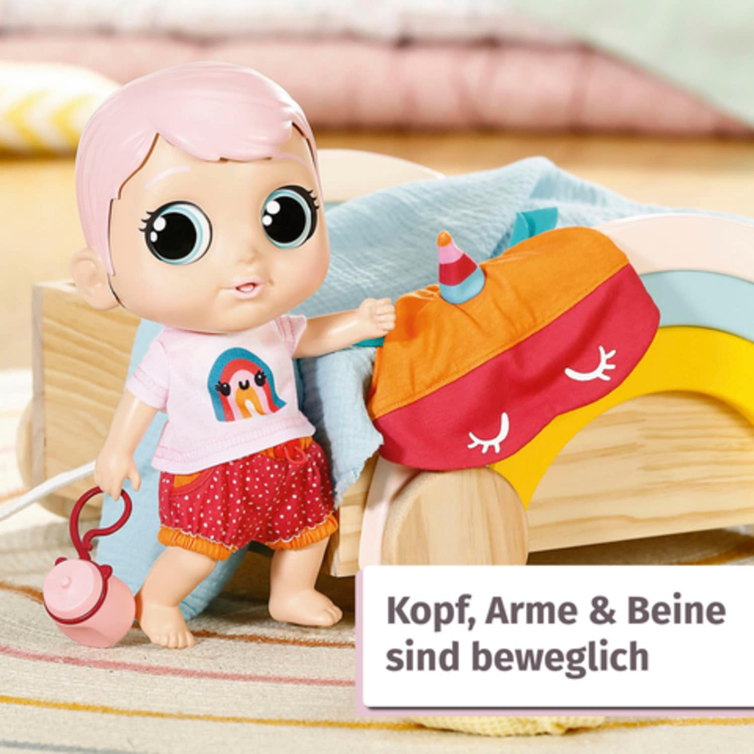 Zapf Creation® Babypuppe »Chou Chou Baby, Pink«, mit Soundeffekten und limitiertem Schlafanzug