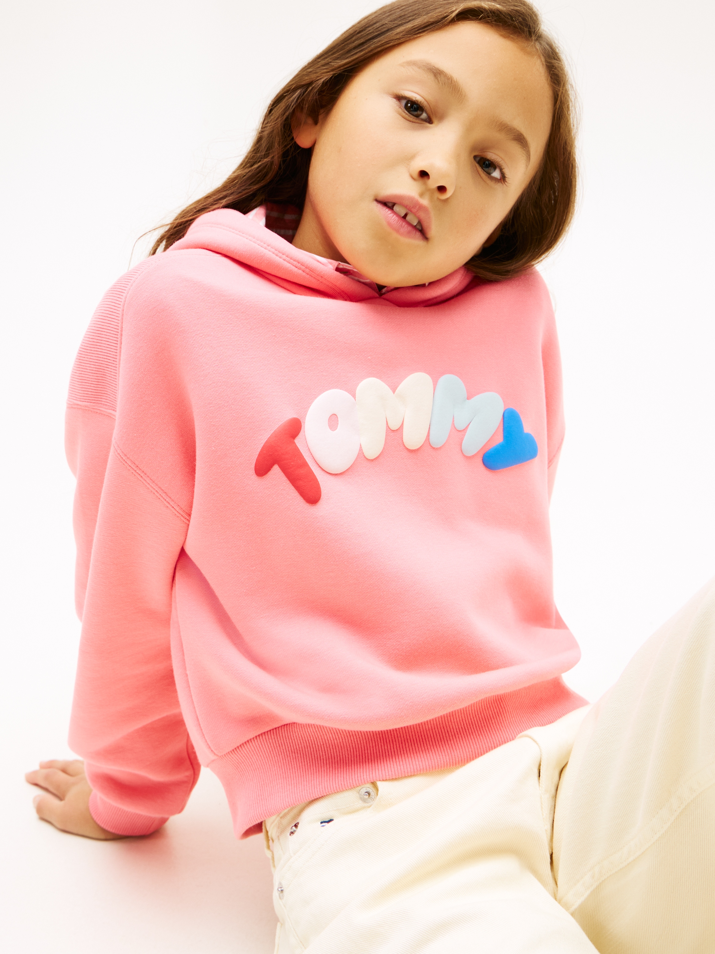 Tommy Hilfiger Kapuzensweatshirt »TOMMY PUFF PRINT HOODIE«, Kinder bis 16 Jahre, regular fit
