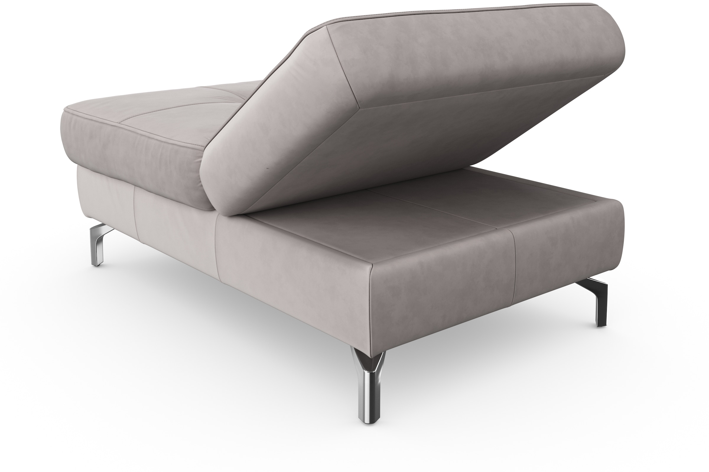 sit&more Hocker »Bendigo« mit Klappfunktion, Bodenfreiheit 12 cm, wahlweise in 2 Fussfarben