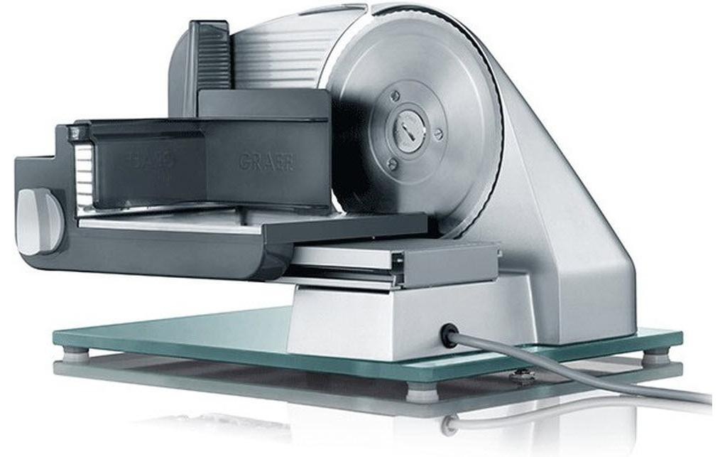 Graef Allesschneider »Classic C20, Silberfarben«, 170 W, Schlittenschaltung mit Moment- und Dauerfunktion, Kabelfach
