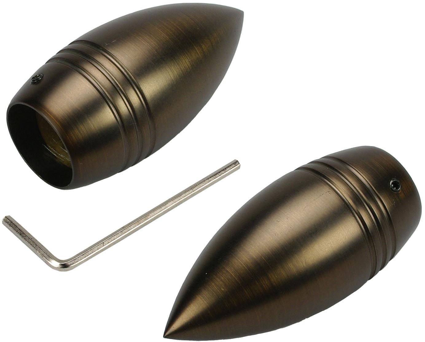 Liedeco Gardinenstange »CELBULLE01SG2L« Ø 25 mm 2 läufig-läufig Fixmass 2-läufig im Fixmass Ø 25/20 mm