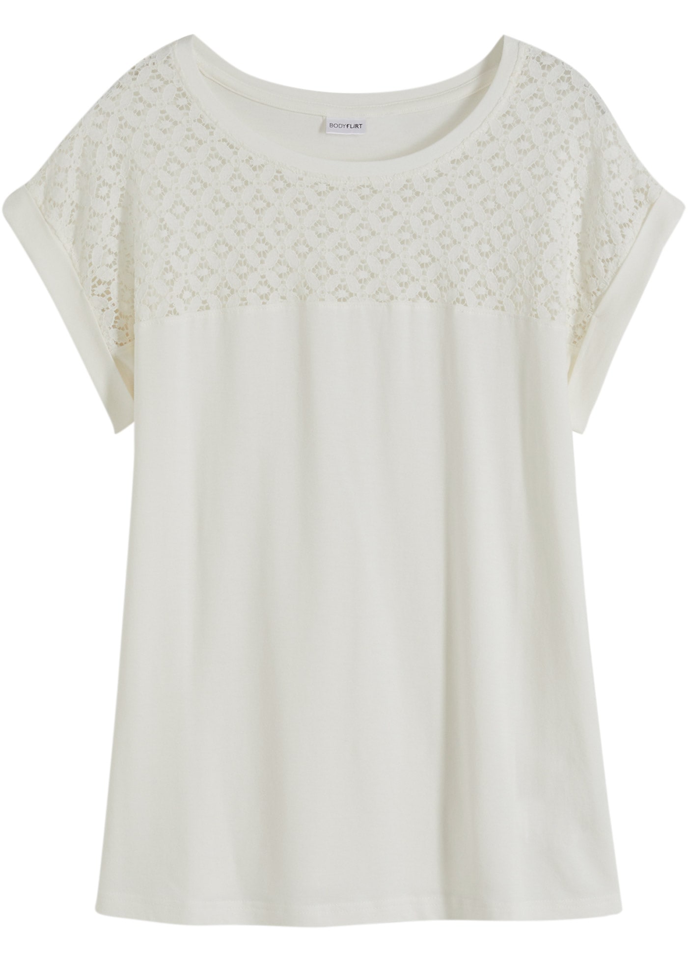 bonprix T-Shirt »Shirt aus Viskose-Mix«, Shirt aus Viskose-Mix
