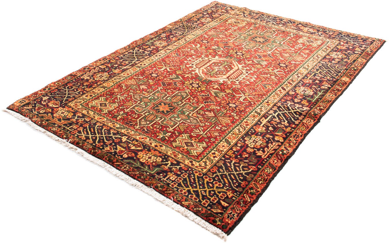 Image of morgenland Orientteppich »Perser - Nomadic - 208 x 148 cm - dunkelrot«, rechteckig, 10 mm Höhe, Wohnzimmer, Handgeknüpft, Einzelstück mit Zertifikat bei Ackermann Versand Schweiz