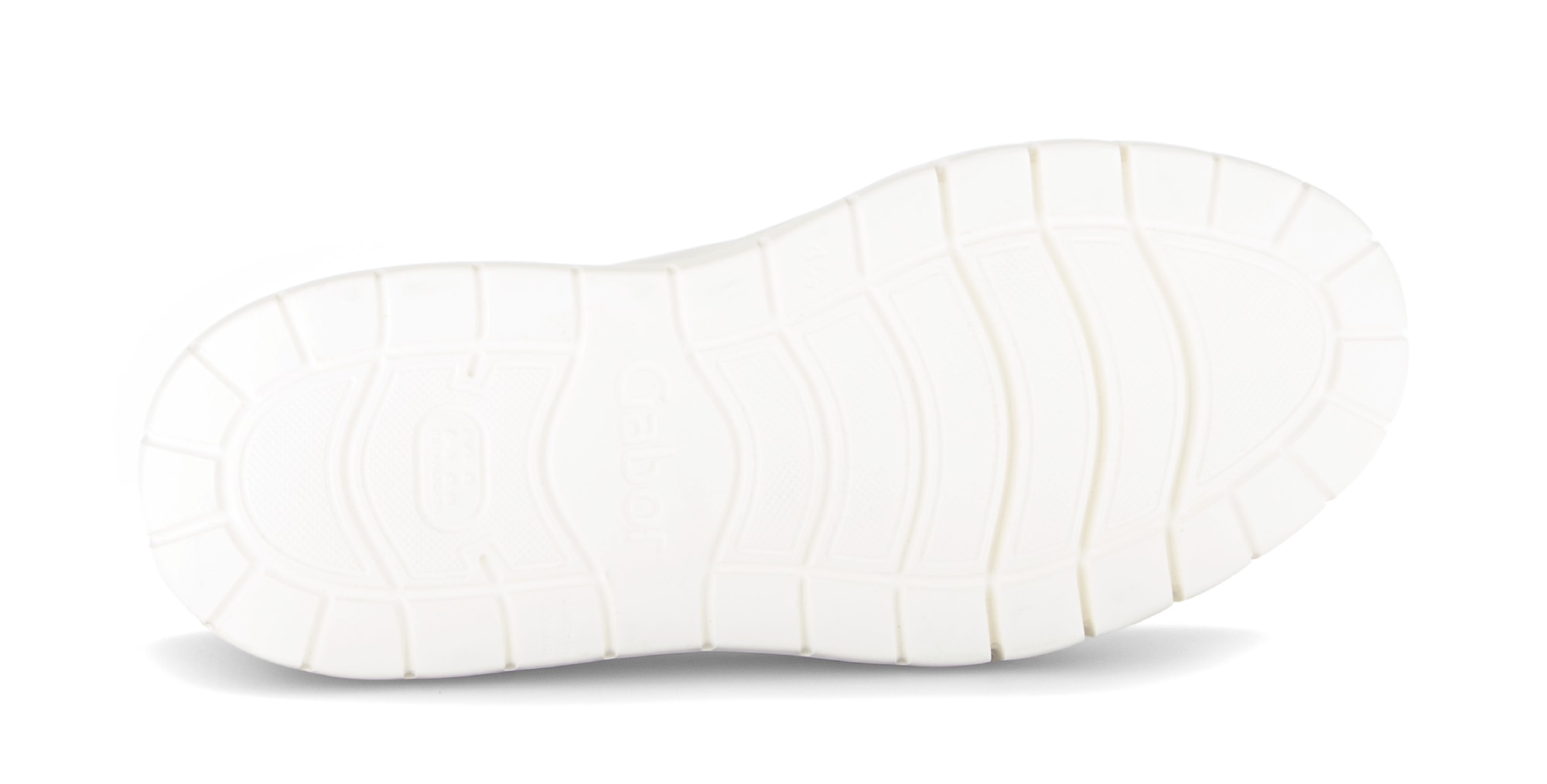 Gabor Plateausneaker  , Freizeitschuh, Halbschuh, Schnürer mit Kontrastbesatz an der Ferse