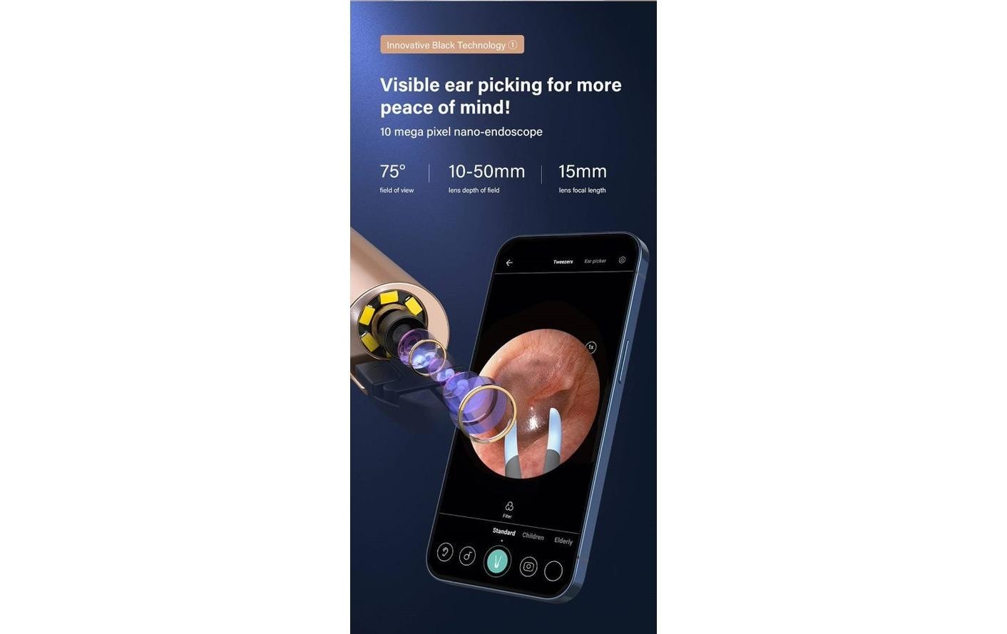 Ohrenreiniger »Bebird Note 5 Pro Blau«