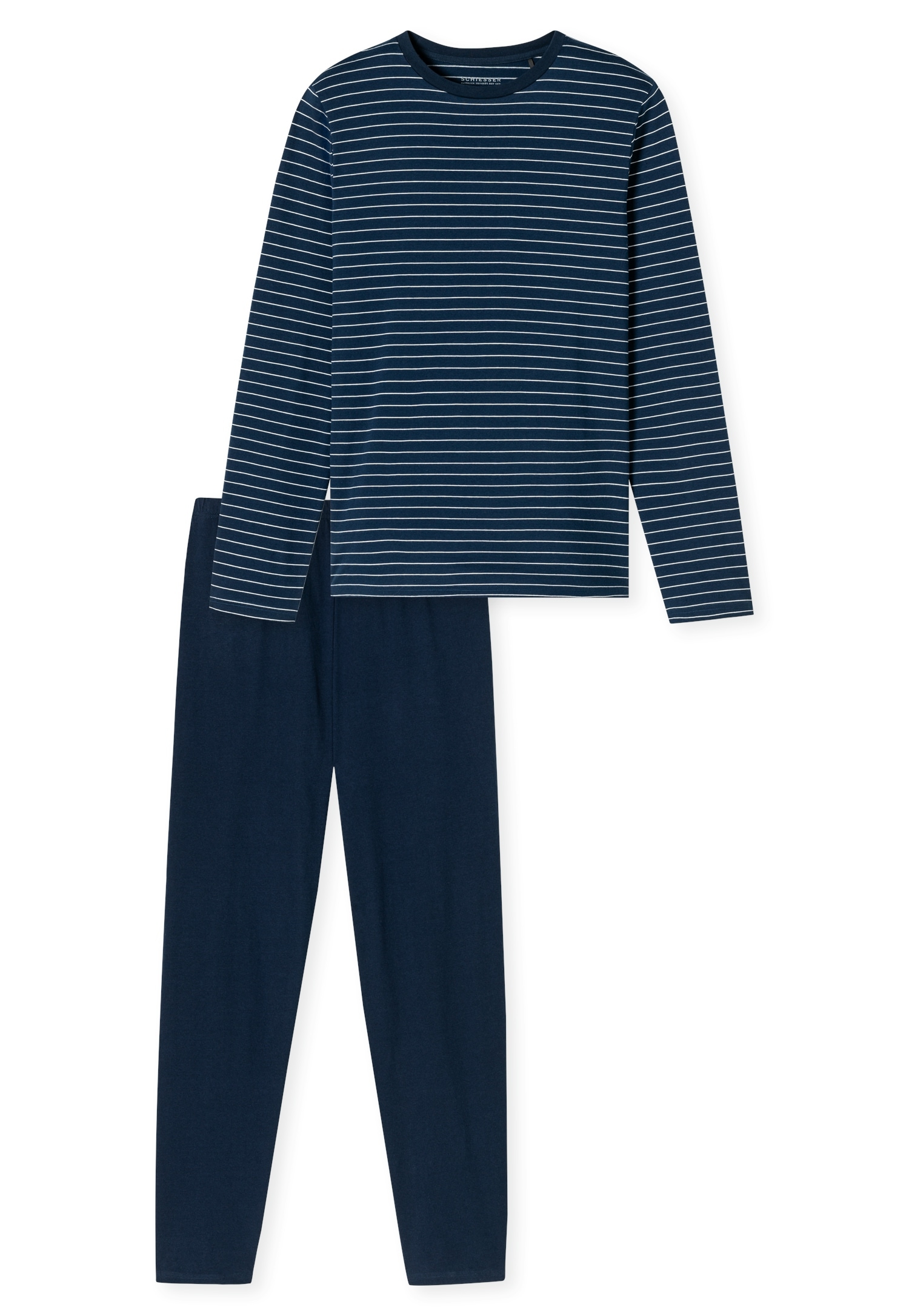 Schiesser Schlafanzug »"Casual Essentials"«, (2 tlg.), mit Streifen