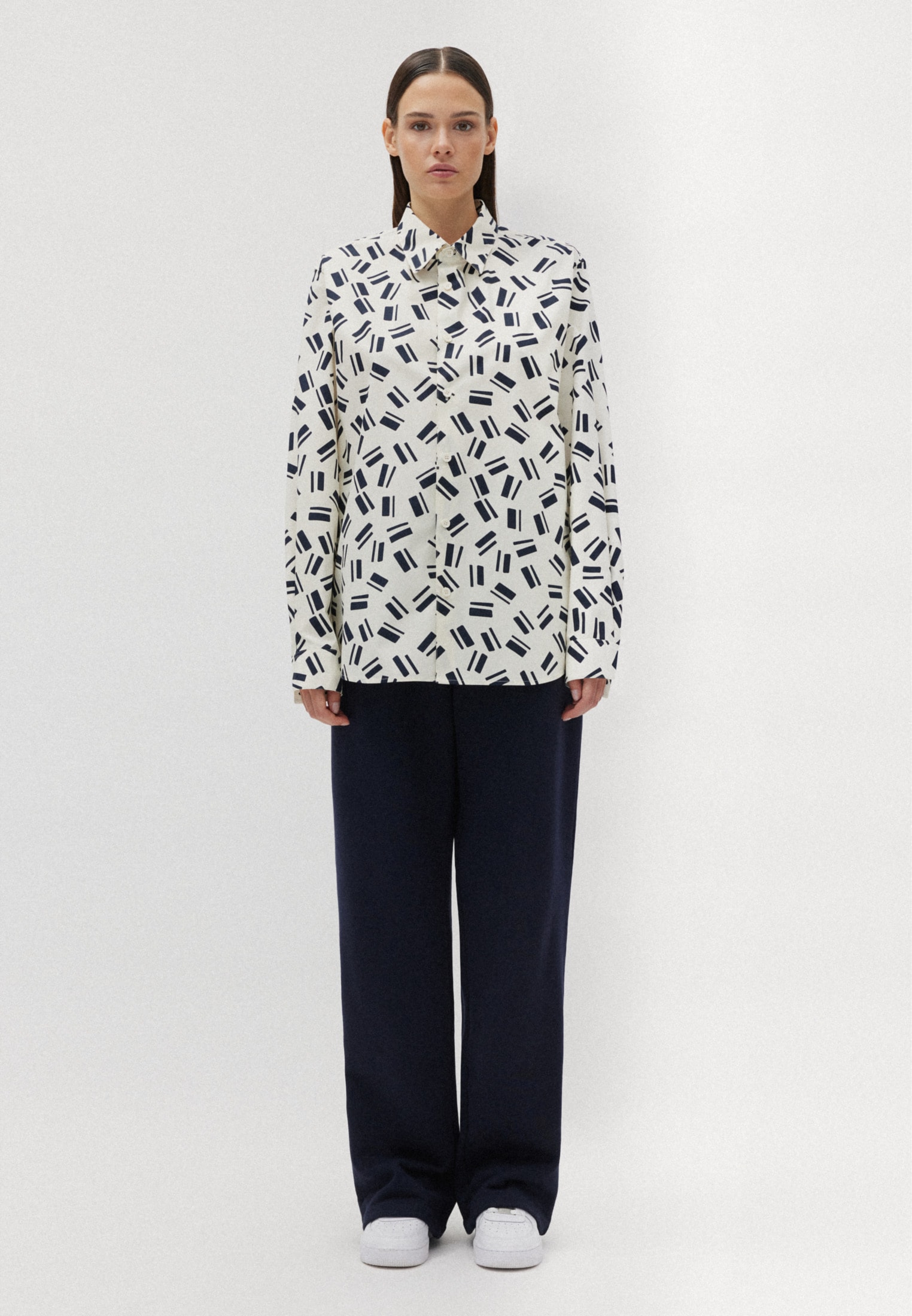 studio seidensticker Businesshemd »Studio« Regular Langarm Kentkragen Druck