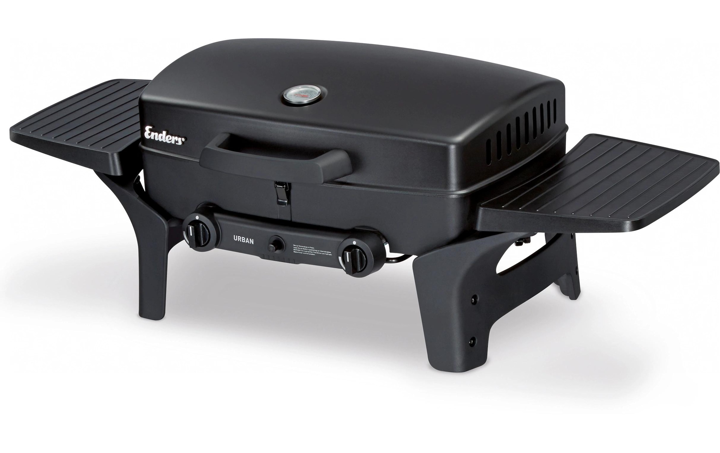 Enders® Gasgrill »Urban« Mobiler Gasgrill mit 2-Brenner für Grillen, Kochen und Backen