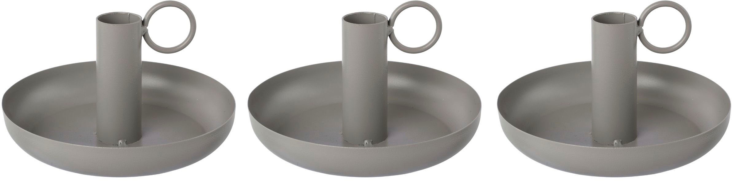 Image of GOODproduct Kerzenhalter "Stabkerzenhalter Engla" aus Metall, mit dekorativem Henkel