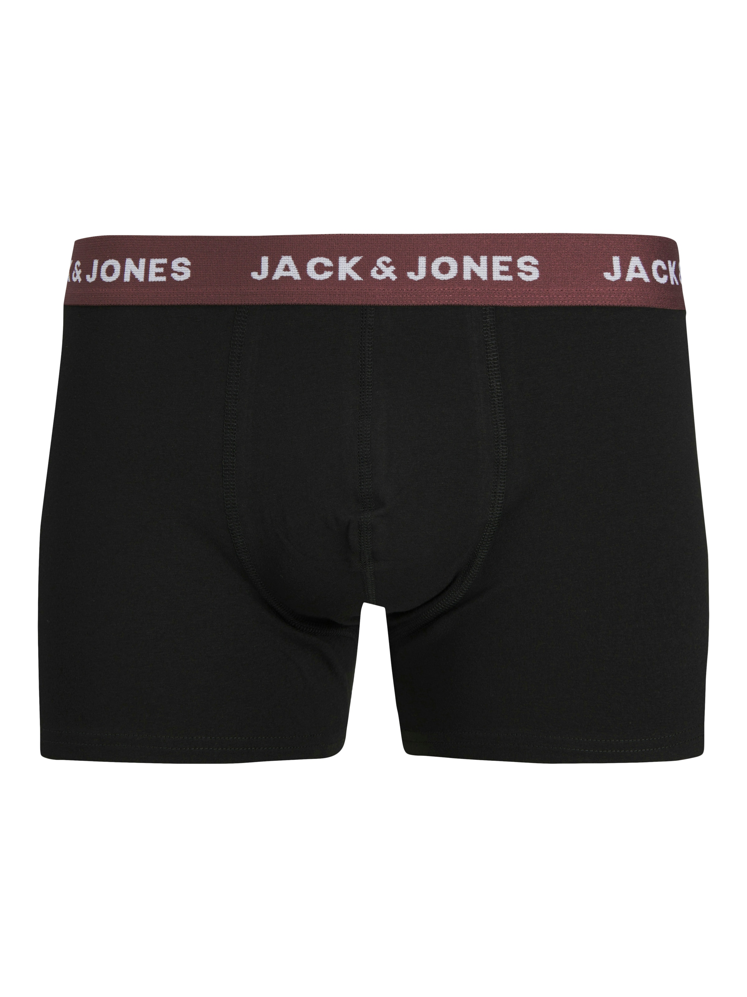 Jack & Jones Tronc »JACOLIVER – Elastische Boxershorts mit Stretch und Bund« Packung, 5 cuis tlg., bedruckt, modisch, regular fit, Jersey
