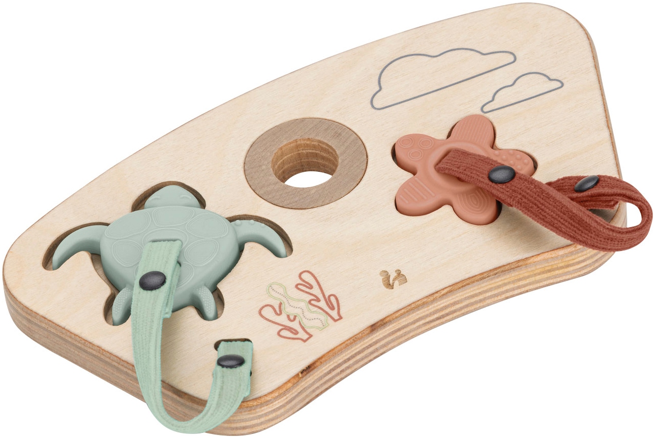 Hauck Puzzle »Play Puzzling S, Turtle & Flower« aus Holz; für Hauck Play Tray