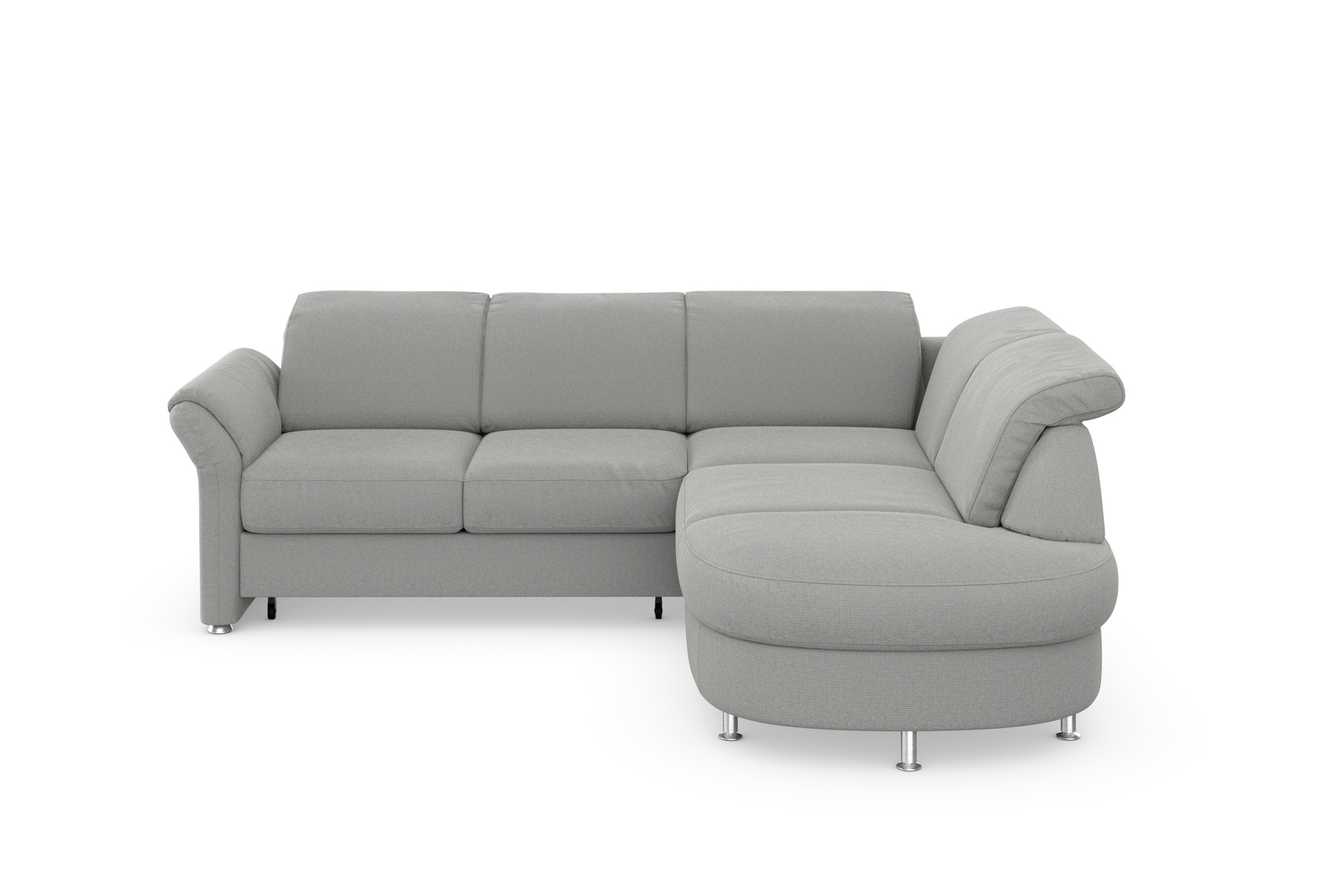 sit&more Ecksofa »Apulia L-Form«, wahlweise Bettfunktion, Bettkasten und Kopf- und Armteilverstellung