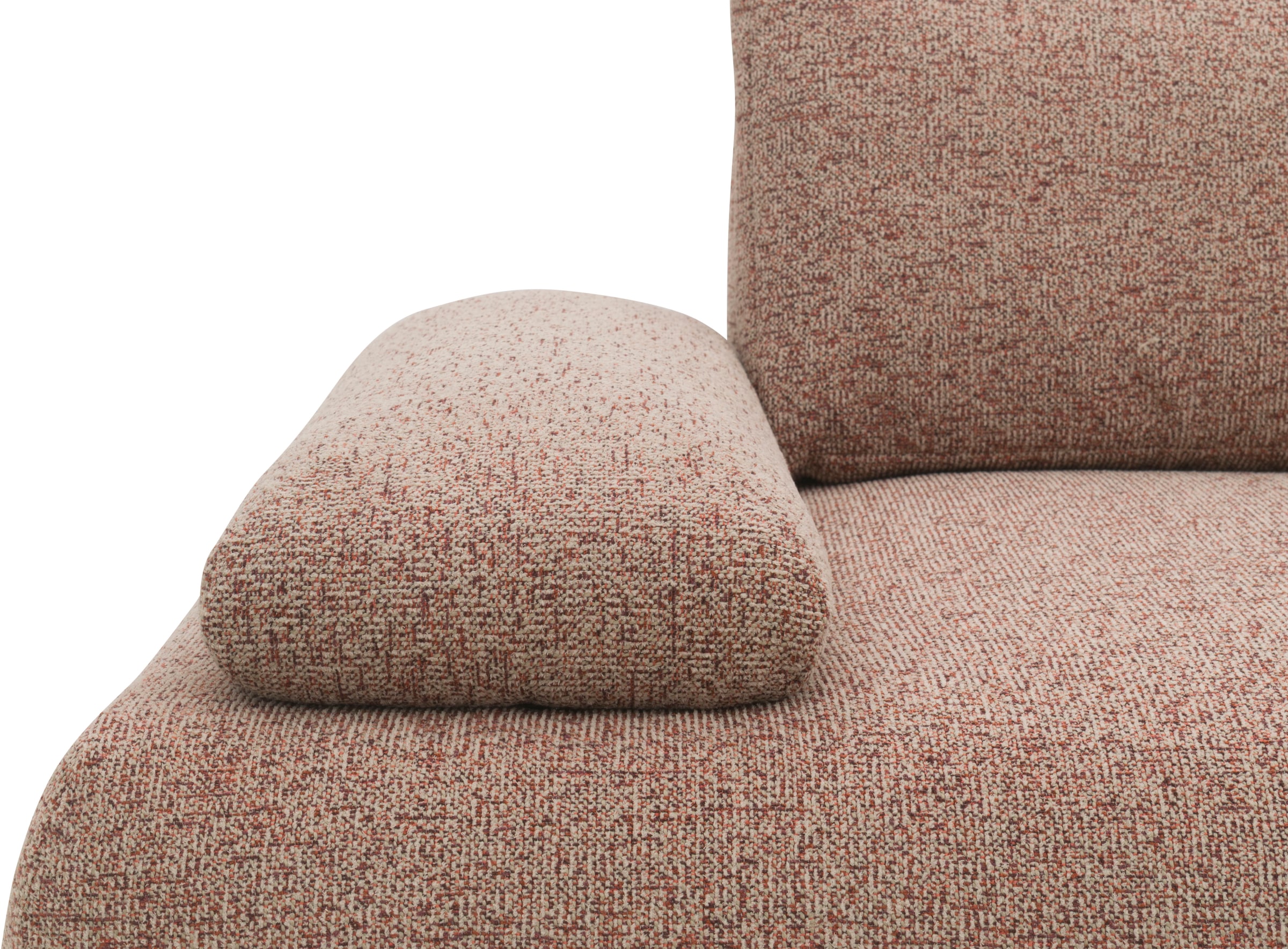 DOMO collection Big-Sofa »800016 Megasofa Breite 324cm, Federkern, inkl. Armlehnenverstellung«, (3 St.), moderner Strukturstoff aus 95% Polyester und 5% Baumwolle