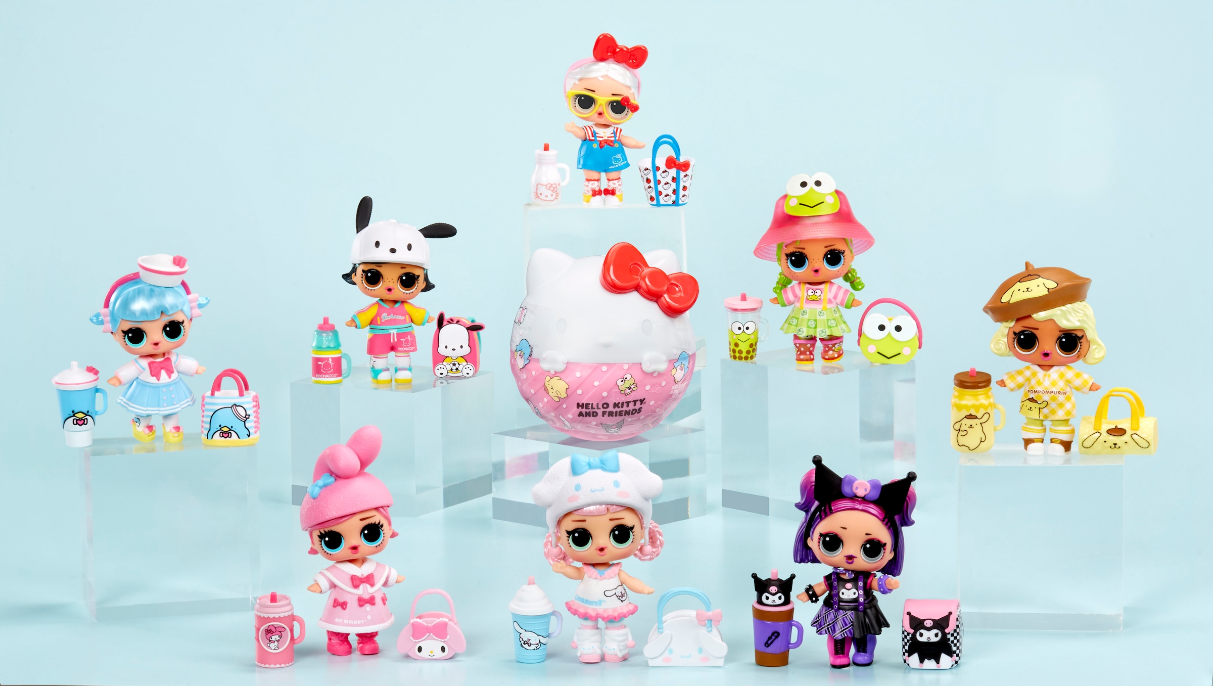L.O.L. SURPRISE! Anziehpuppe »L.O.L. Surprise Loves Hello Kitty & Friends Tots Core Characters« sortierte Lieferung