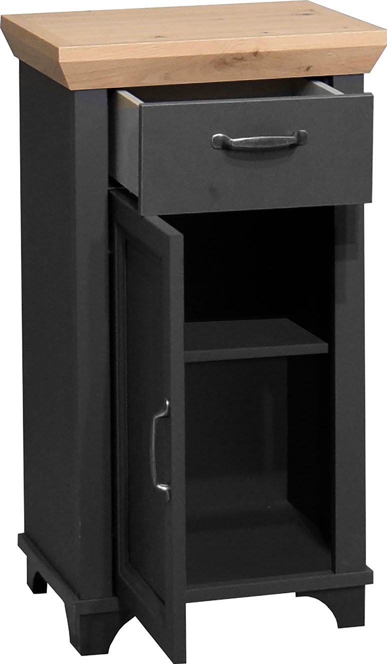 Mäusbacher Armoire basse »Mali« Landhausstil, Breite 45 cm, Höhe 83 cm, Metallgriffe