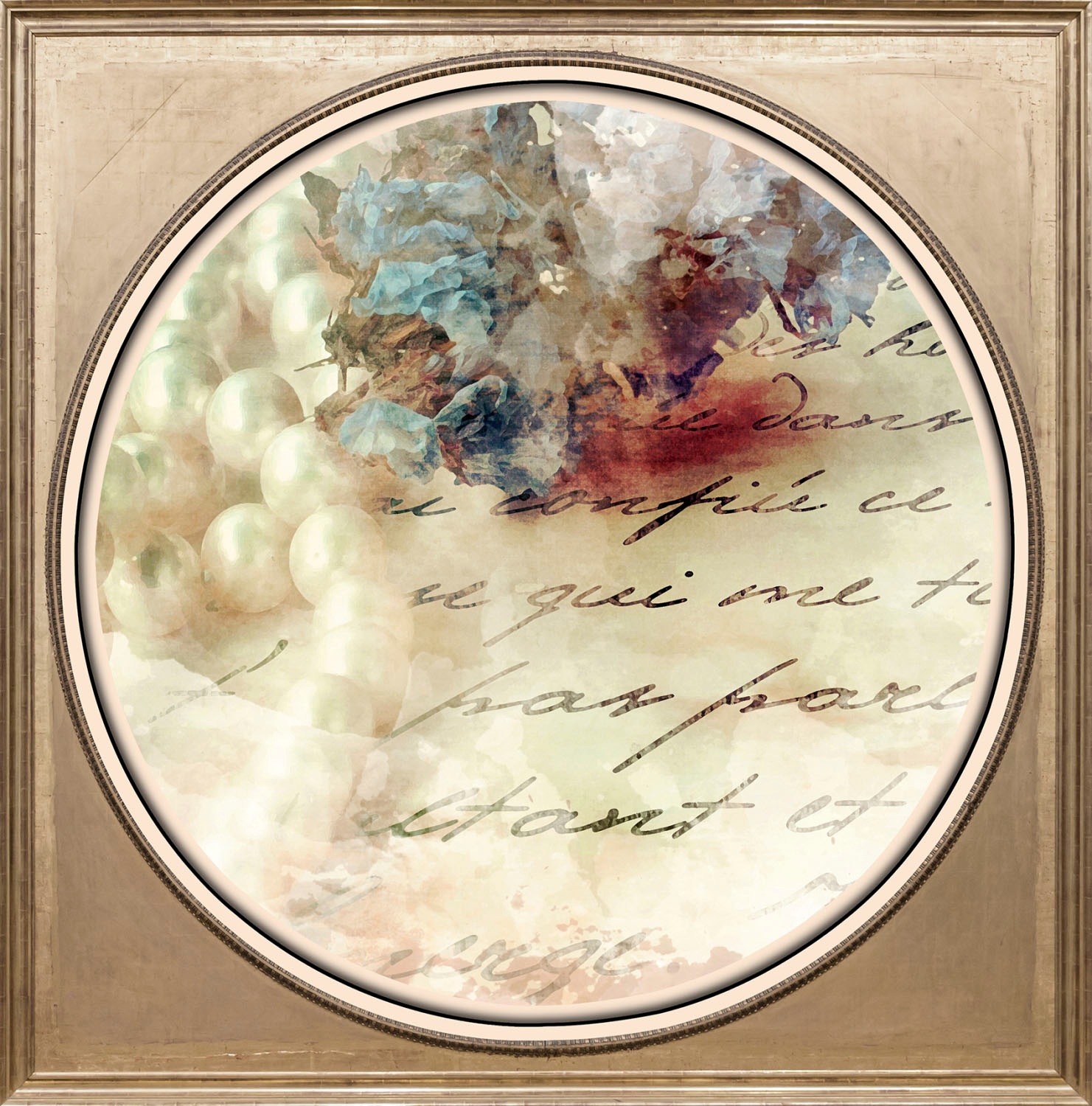 Image of queence Acrylglasbild "Brief" Blumen Blumenbilder Gemälde Kunst Liebessprüche Sprüche Sprüche & Texte Fine Art-Print in Galeriequalität