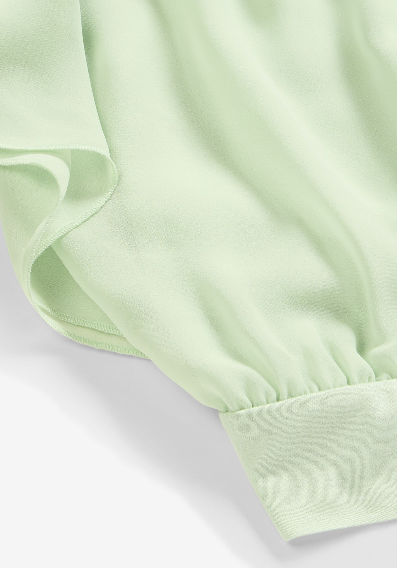 bonprix Blouse en mousseline »Chiffonbluse mit Untertop« coupe oversize, pour occasions festives, taille élastique