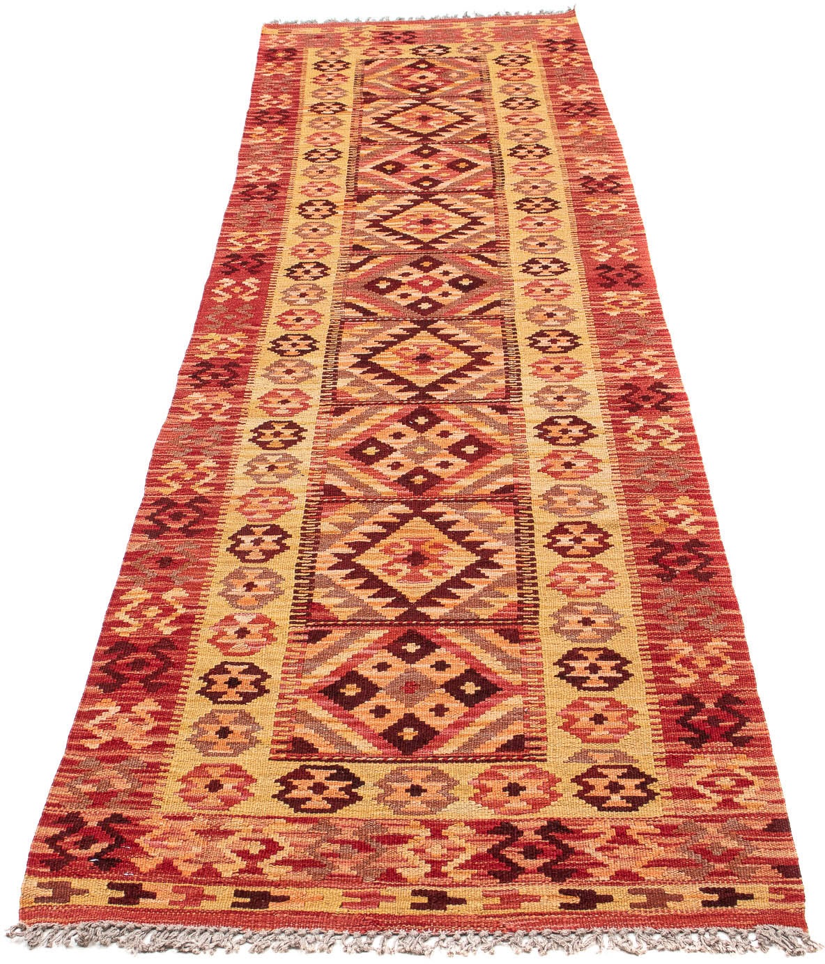 Image of morgenland Läufer »Kelim Maimene Medaillon 183 x 58 cm«, rechteckig, 0,5 mm Höhe, Wendeteppich bei Ackermann Versand Schweiz