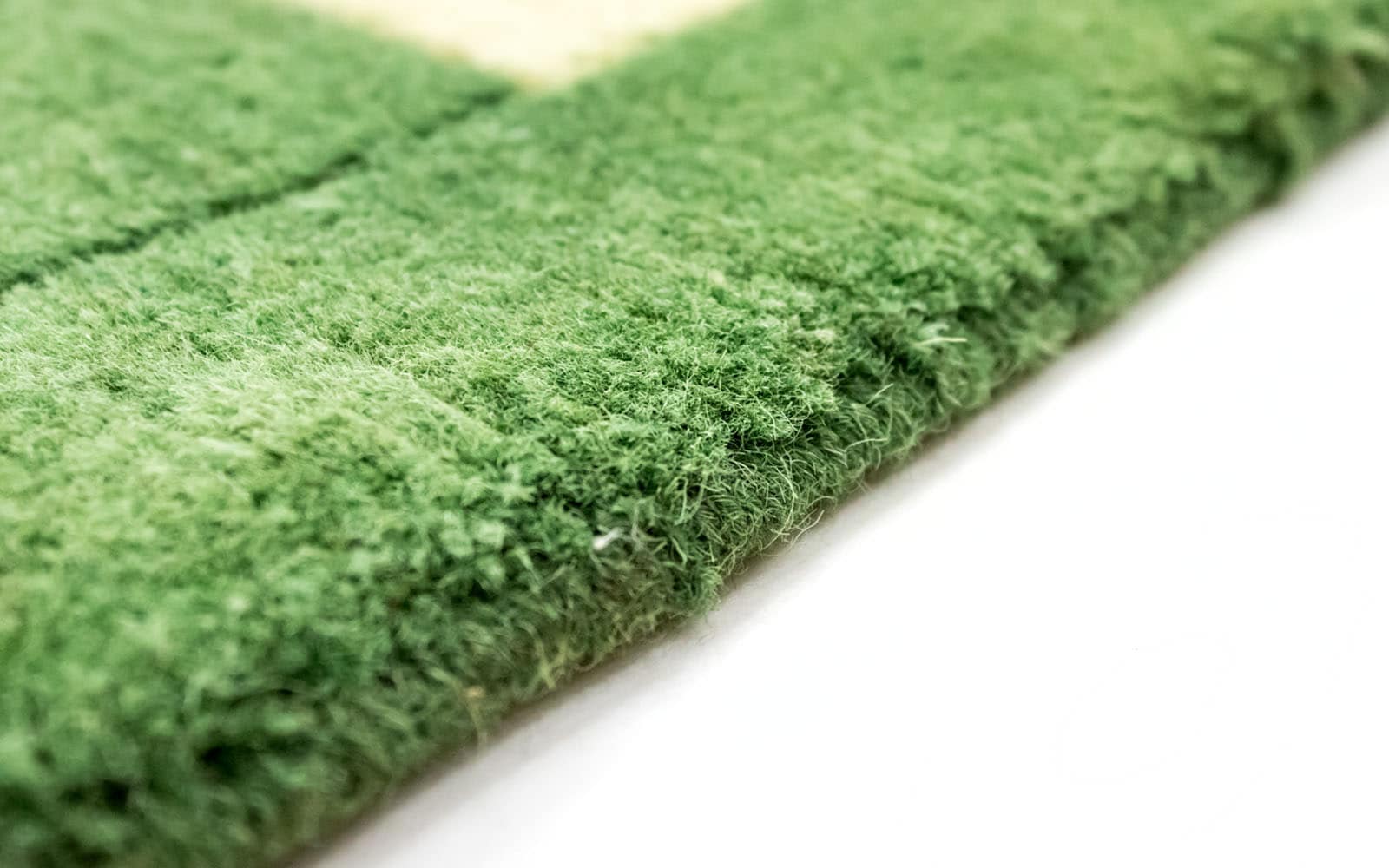 morgenland Wollteppich »Nepal Teppich handgeknüpft grün«, rechteckig, handgeknüpft
