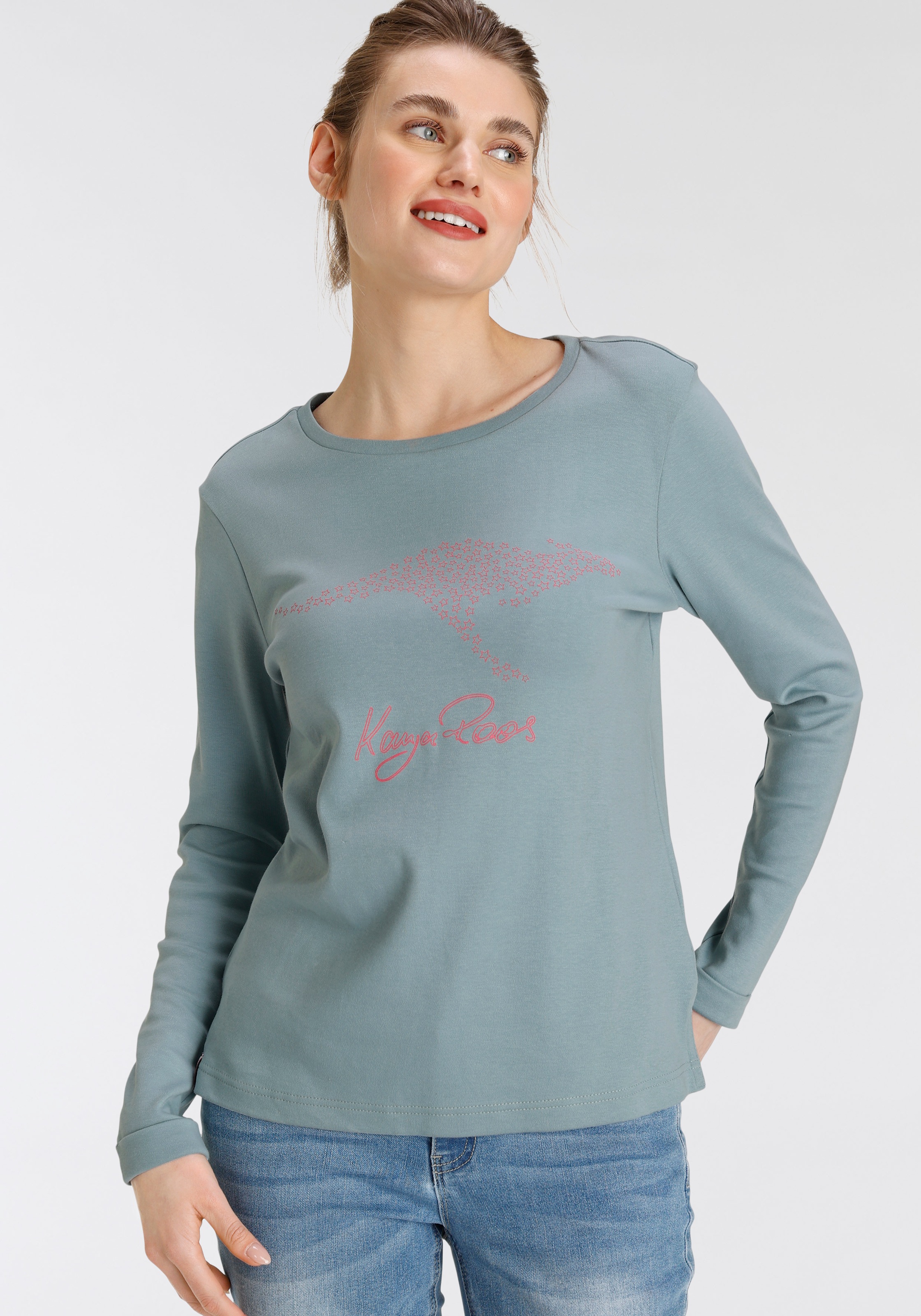 KangaROOS Sweatshirt, mit grossem Logo-Aufdruck