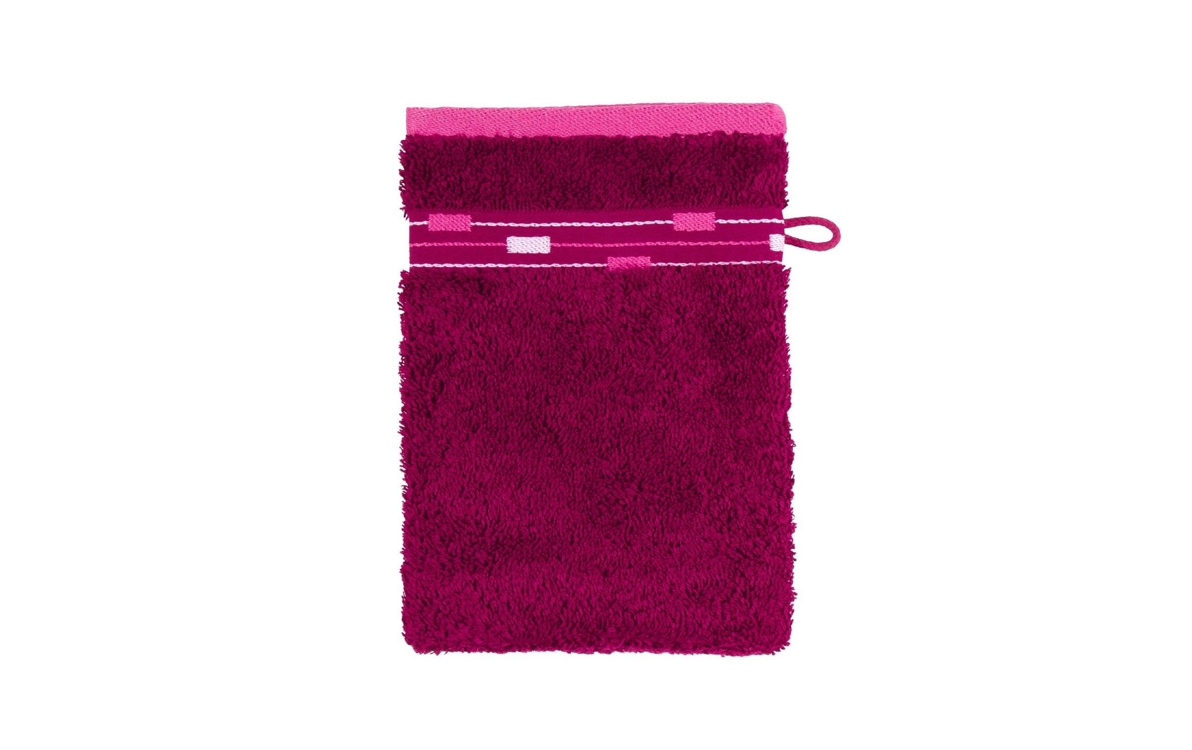 Image of frottana Waschlappen "Magic 15 x 20 cm, Berry"