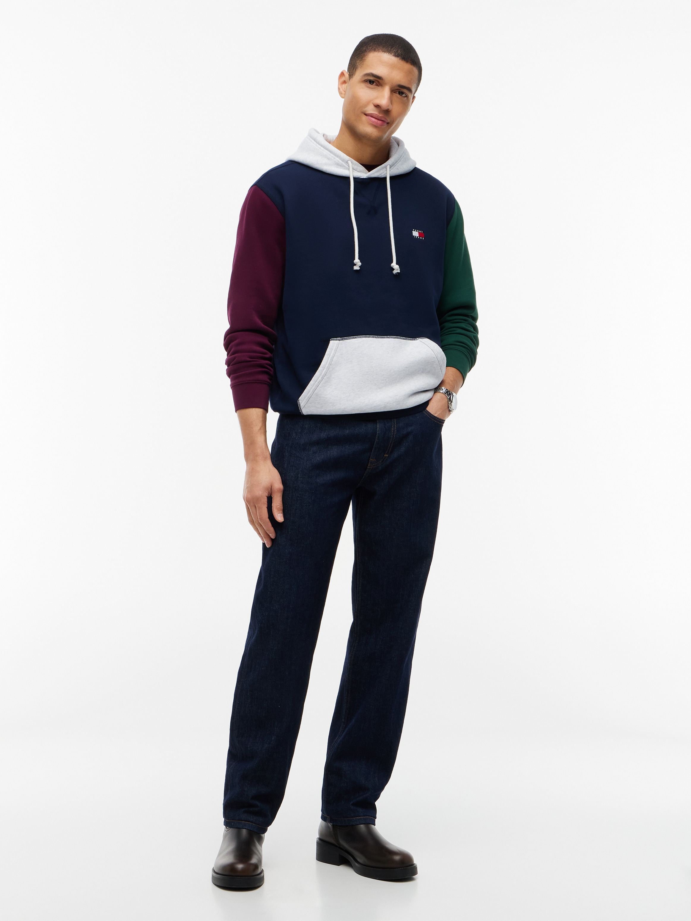Tommy Jeans Kapuzensweatshirt »REGULAR BADGE HOODIE«, Regular fit mit Kapuze
