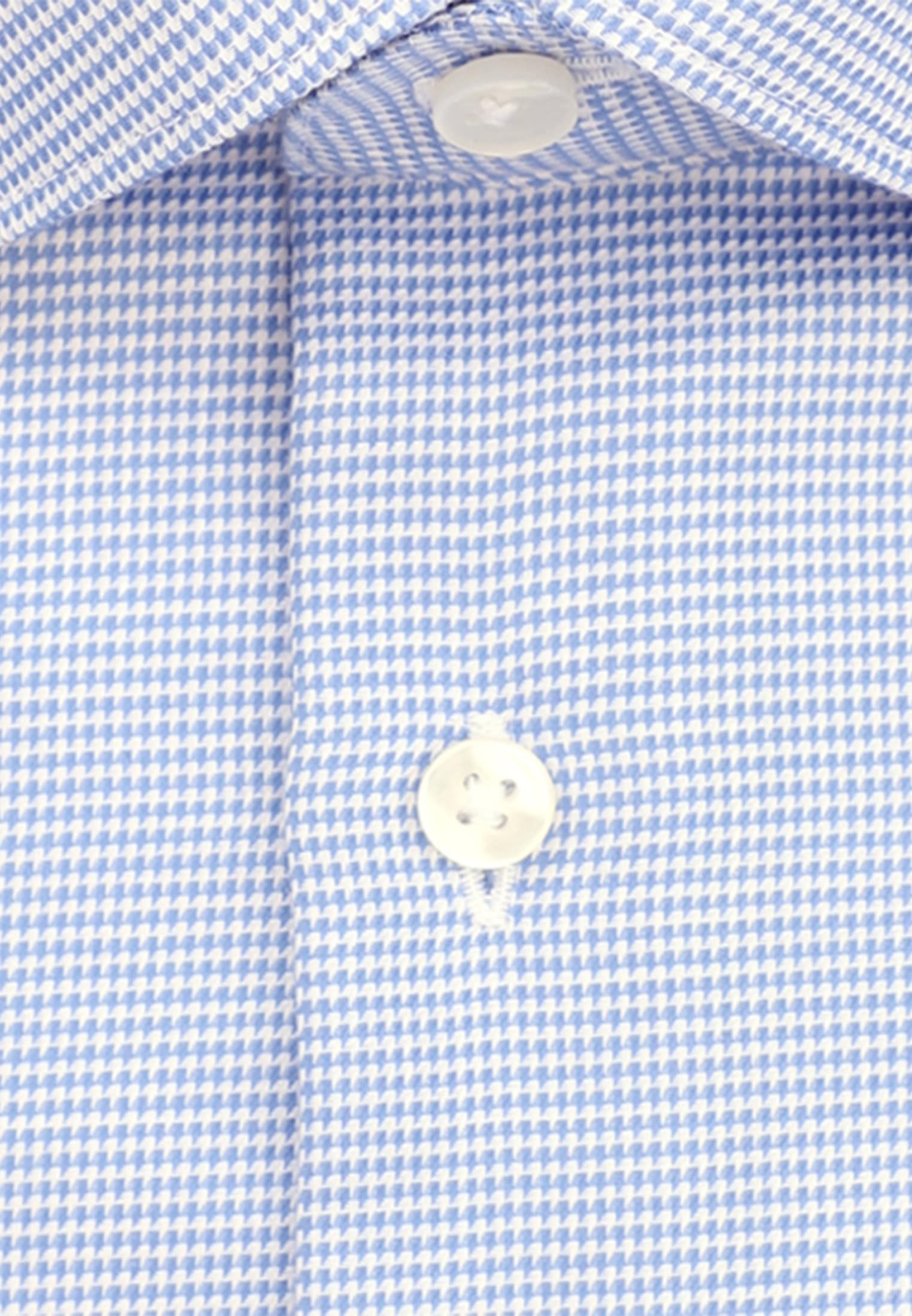 seidensticker Businesshemd »Schwarze Rose«, Slim 1/1 Extra lang Kentkragen Struktur